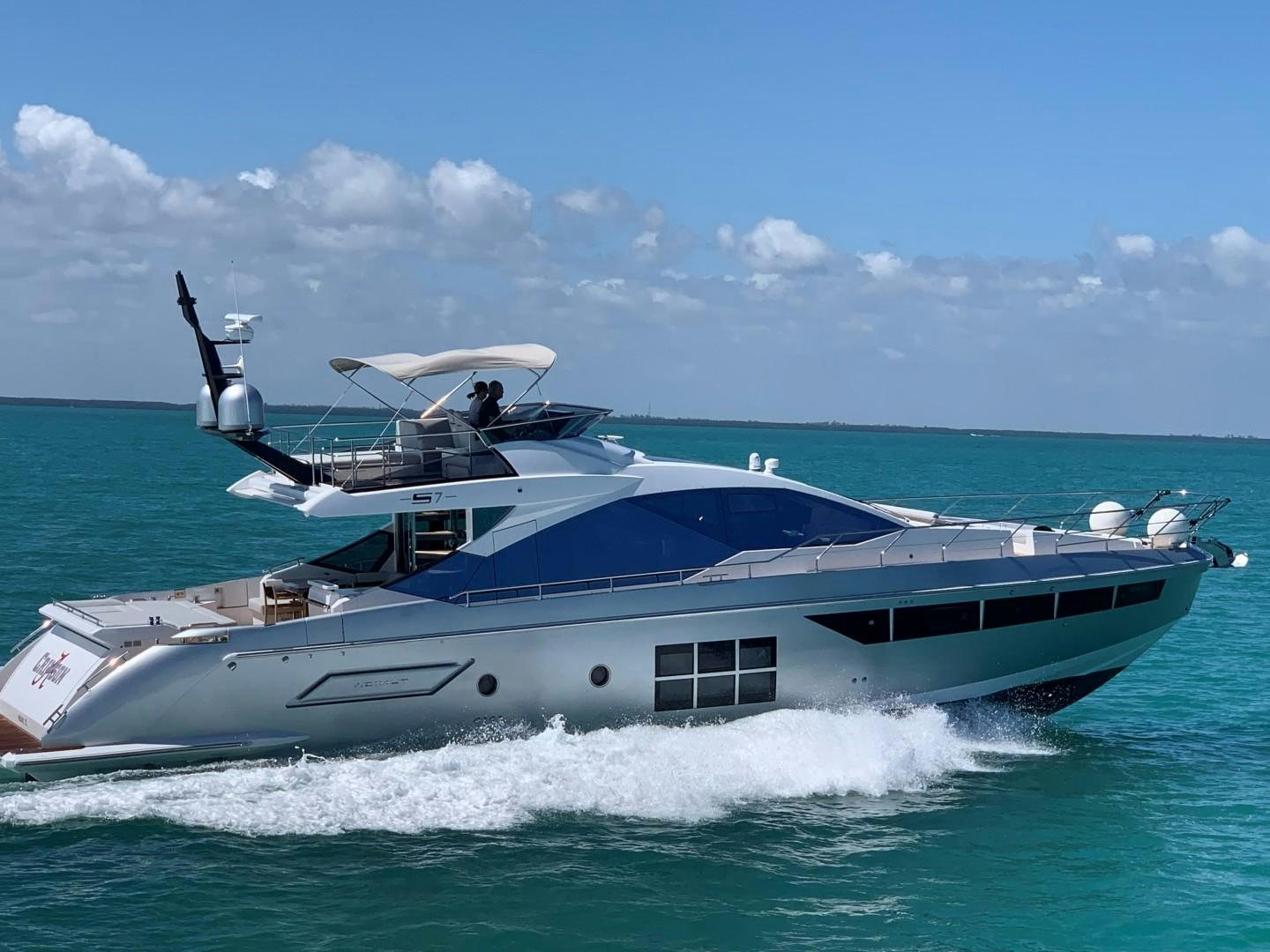 a boat in the water aboard CRIMSON Yacht for Sale