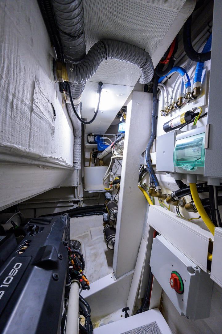 a room with machinery and equipment aboard CRIMSON Yacht for Sale