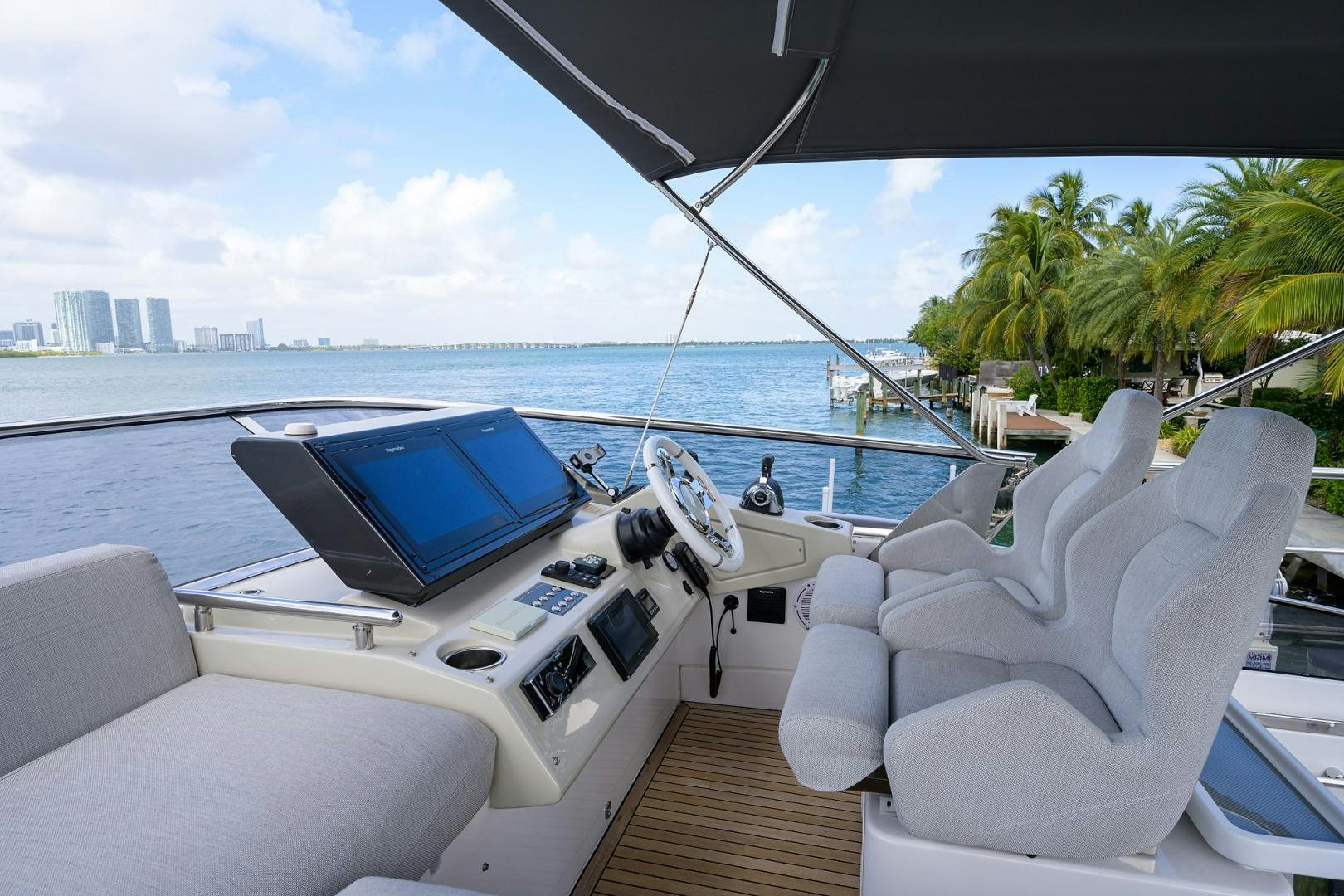 a boat on the water aboard CRIMSON Yacht for Sale