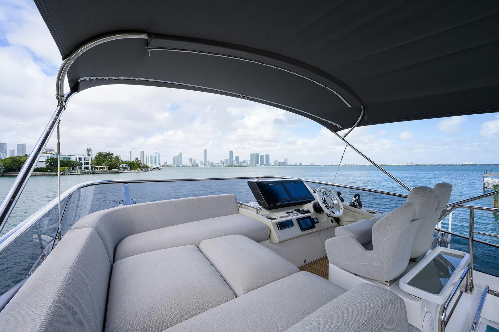 a boat on the water aboard CRIMSON Yacht for Sale