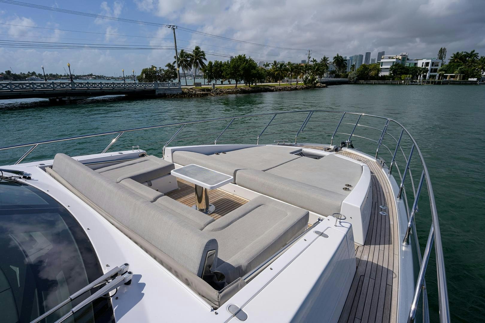 a boat on the water aboard CRIMSON Yacht for Sale