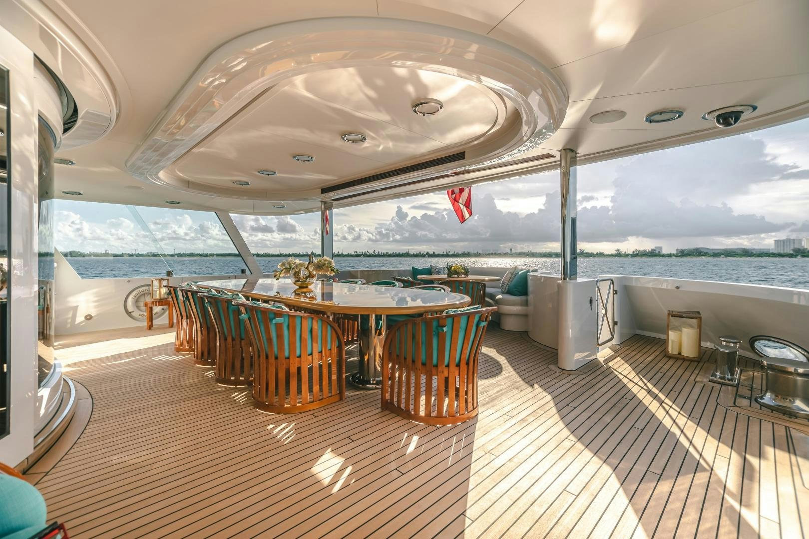 a boat on the water aboard GALLANT LADY Yacht for Sale