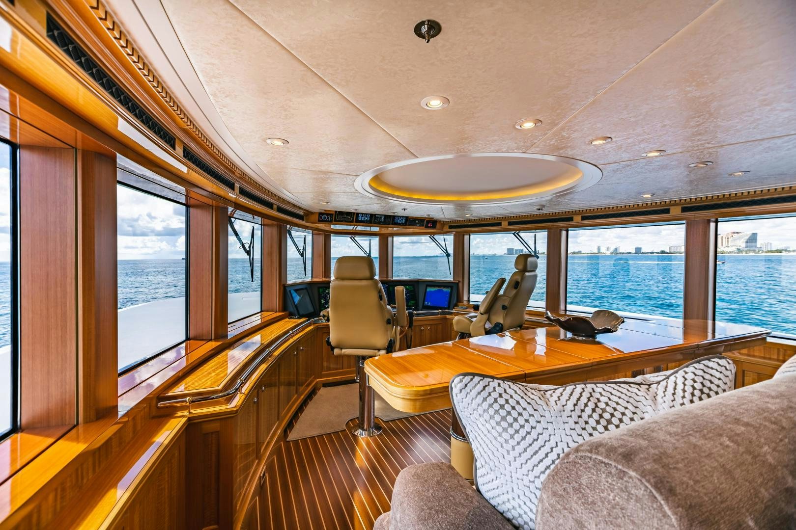 inside of a bus aboard GALLANT LADY Yacht for Sale