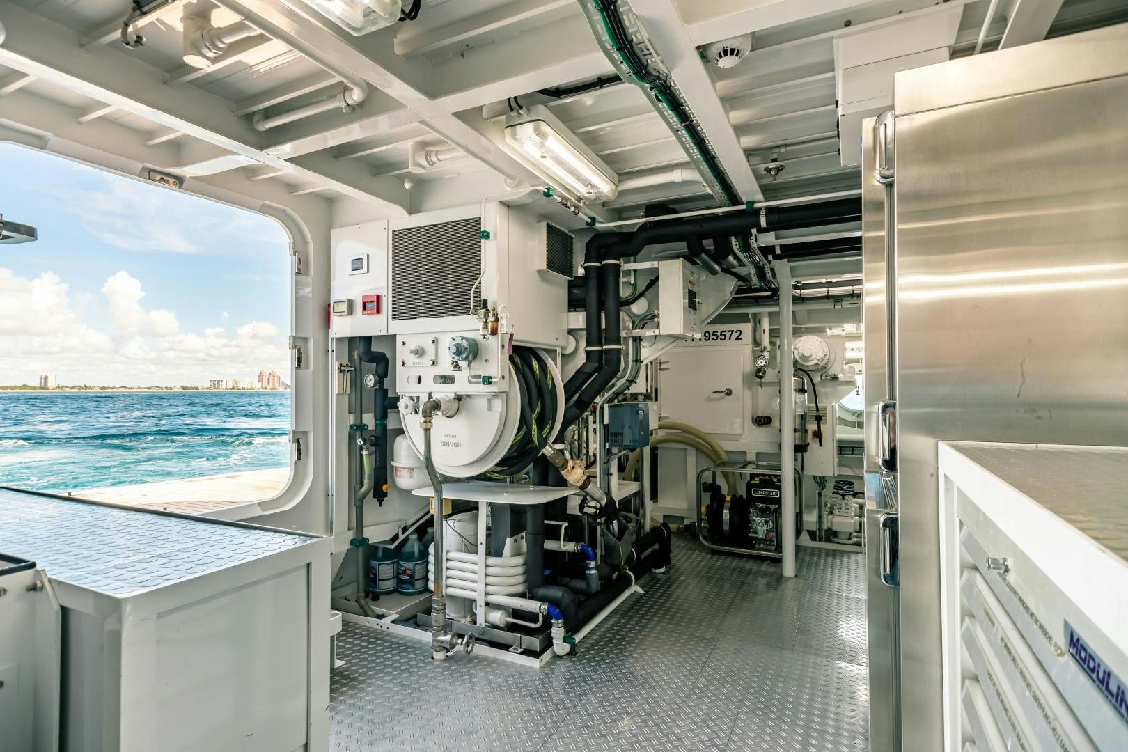 a boat in the water aboard GALLANT LADY Yacht for Sale