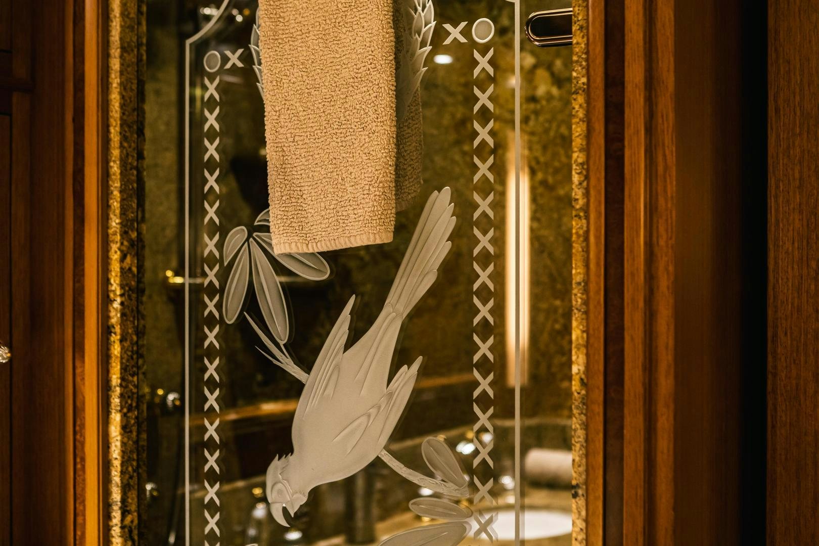 a fish in a tank aboard GALLANT LADY Yacht for Sale