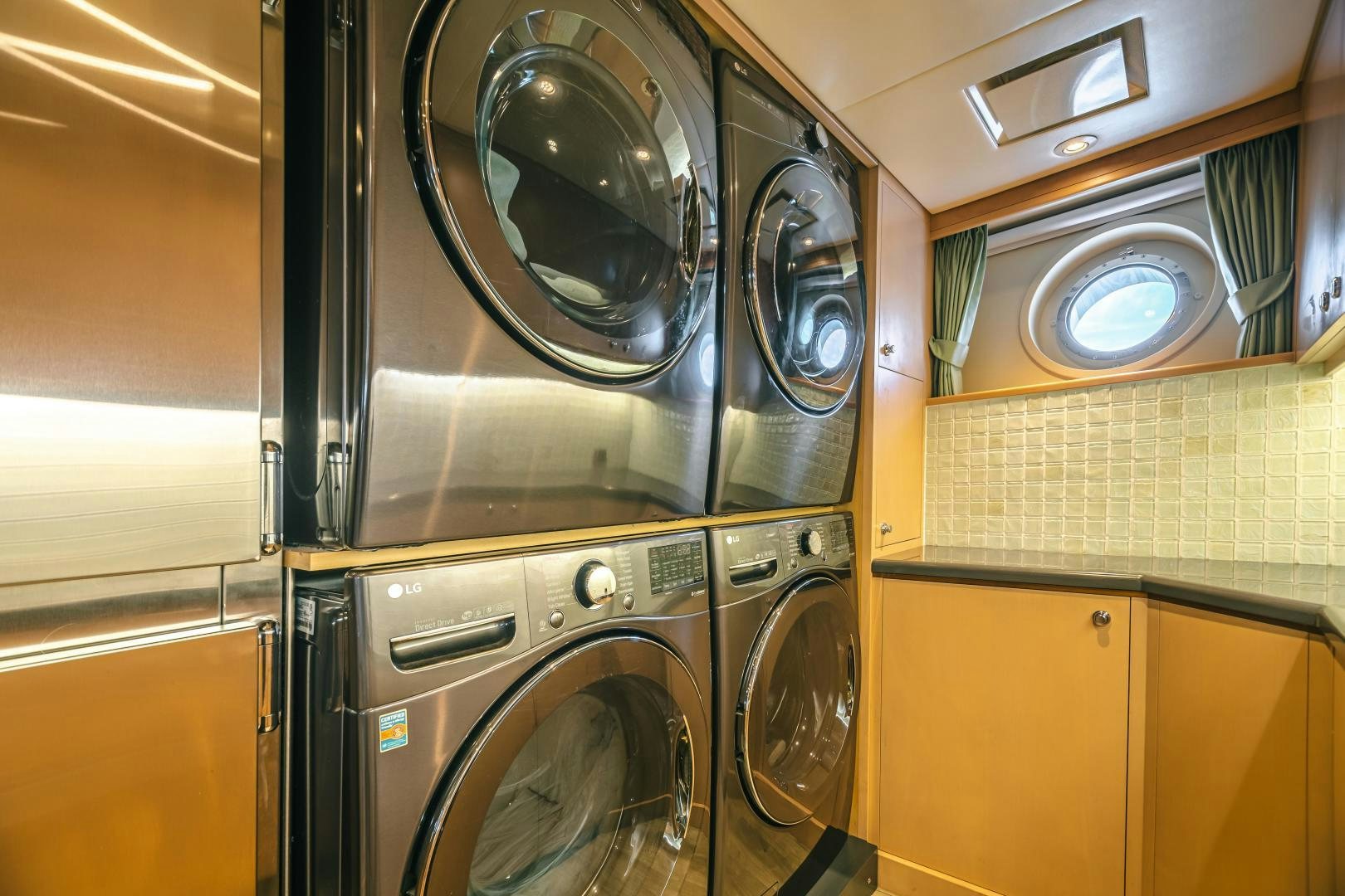 a large industrial machine aboard GALLANT LADY Yacht for Sale