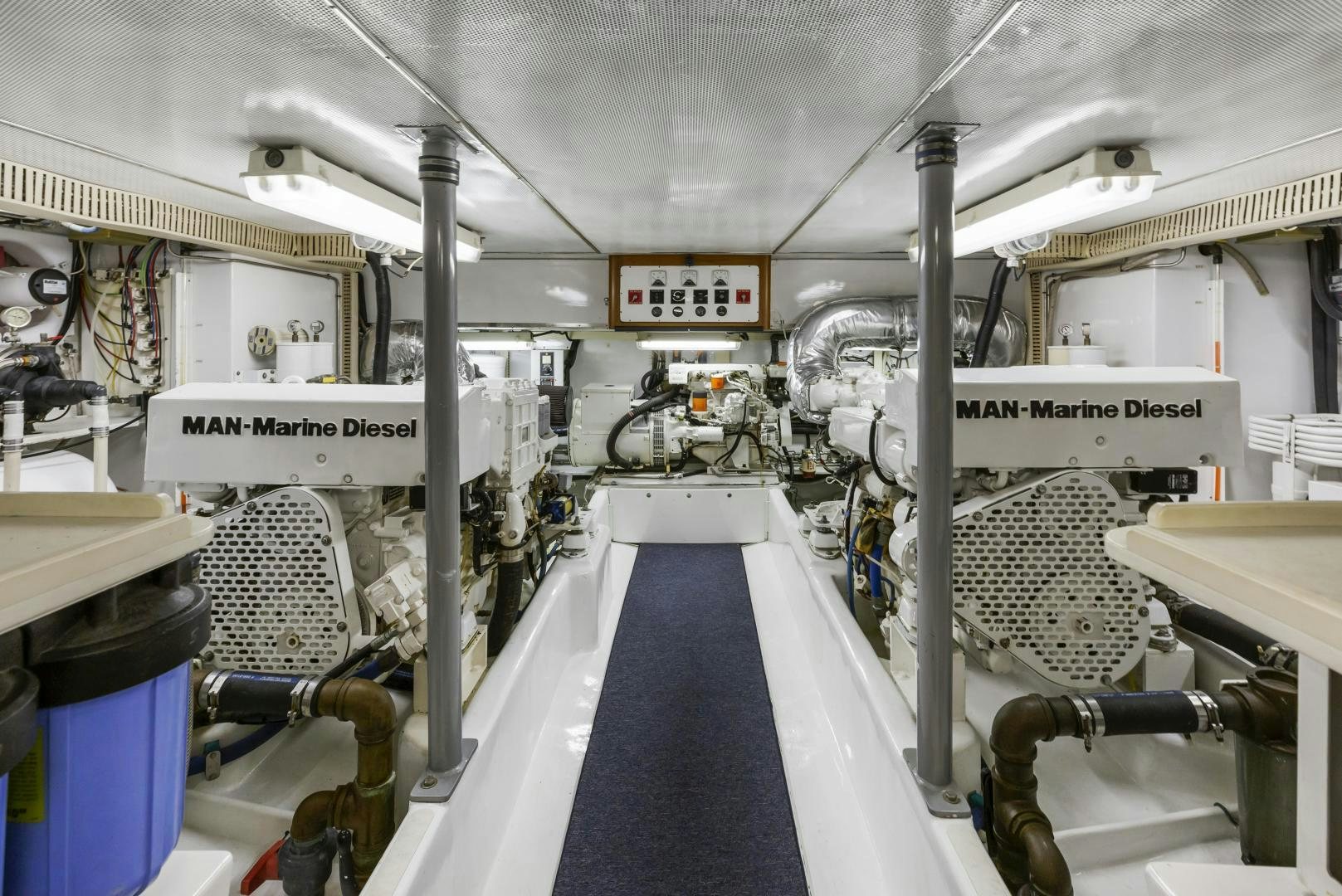 a large factory with machinery aboard DON JUAN Yacht for Sale