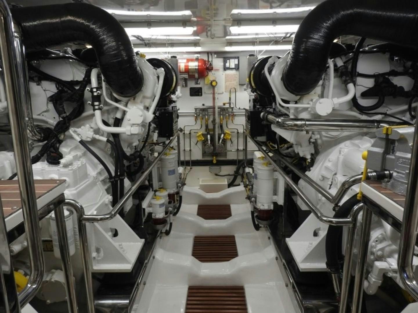 a large machine with pipes aboard AGAVE Yacht for Sale