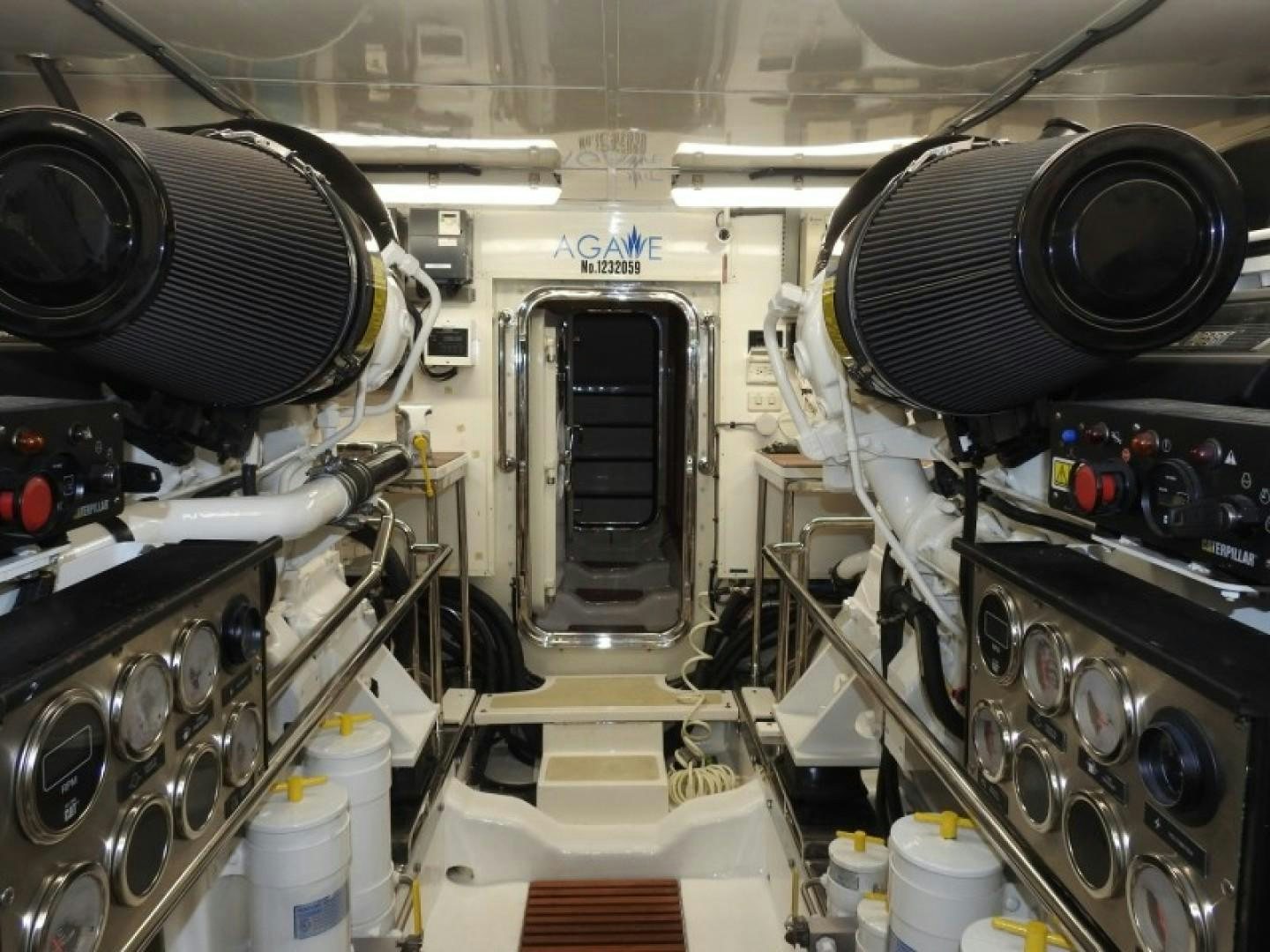 a large machine with many machines aboard AGAVE Yacht for Sale