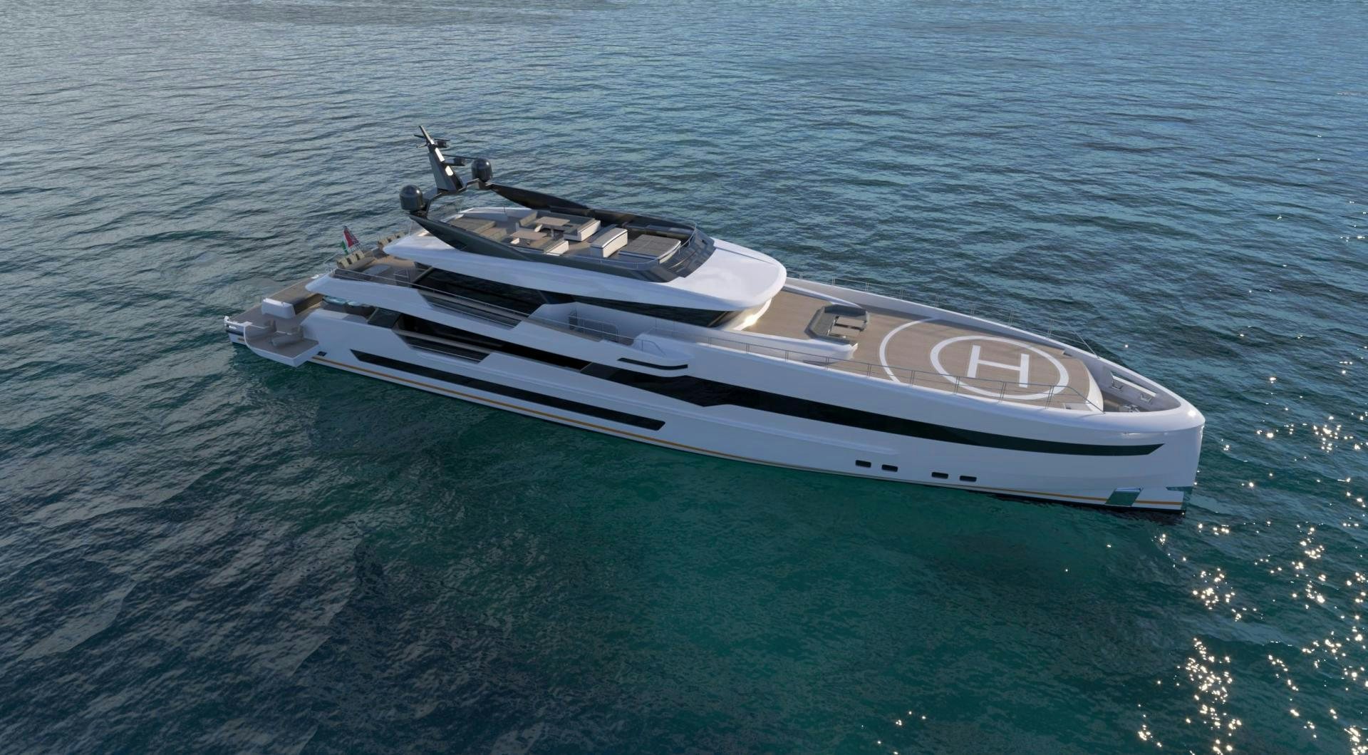a boat in the water aboard WIDER 170 Yacht for Sale