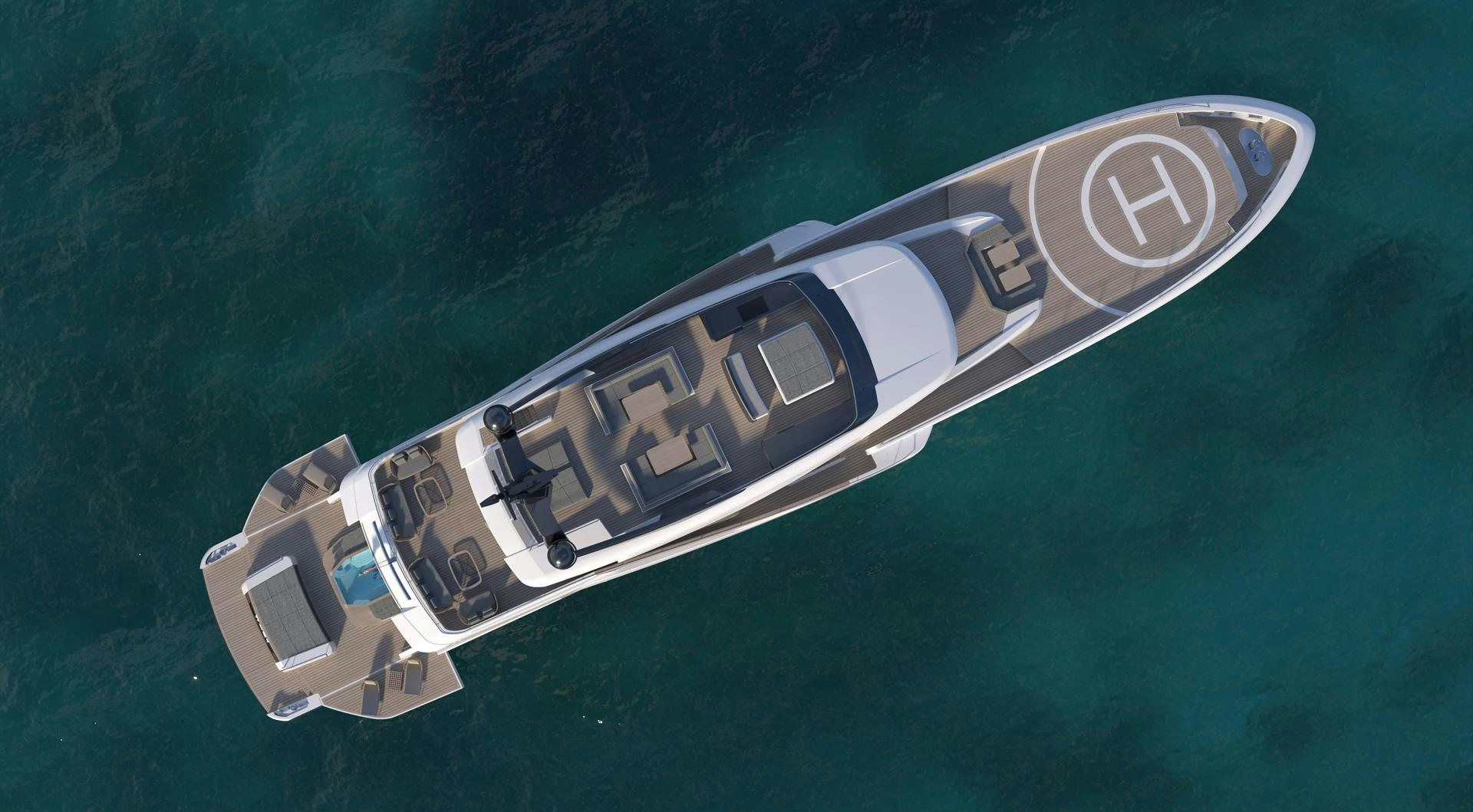 a satellite in the sky aboard WIDER 170 Yacht for Sale