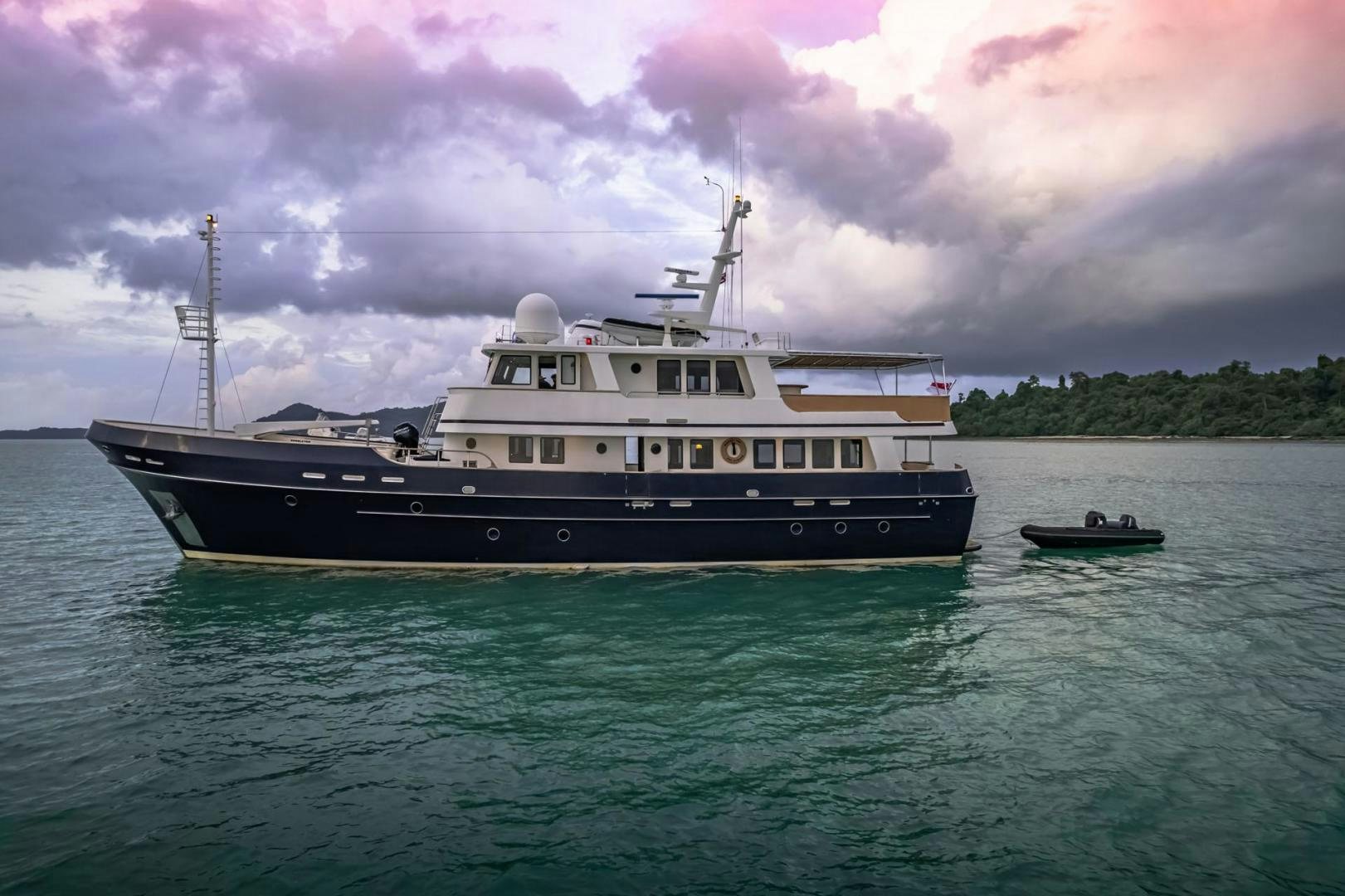 a boat in the water aboard DOUBLEYOU Yacht for Sale