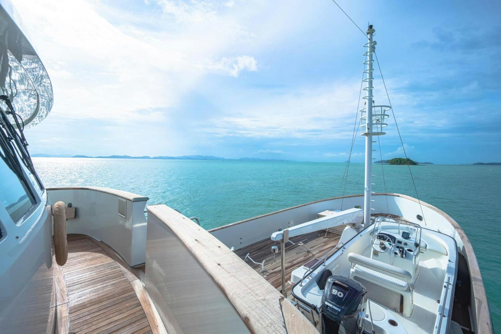 a boat on a body of water aboard DOUBLEYOU Yacht for Sale