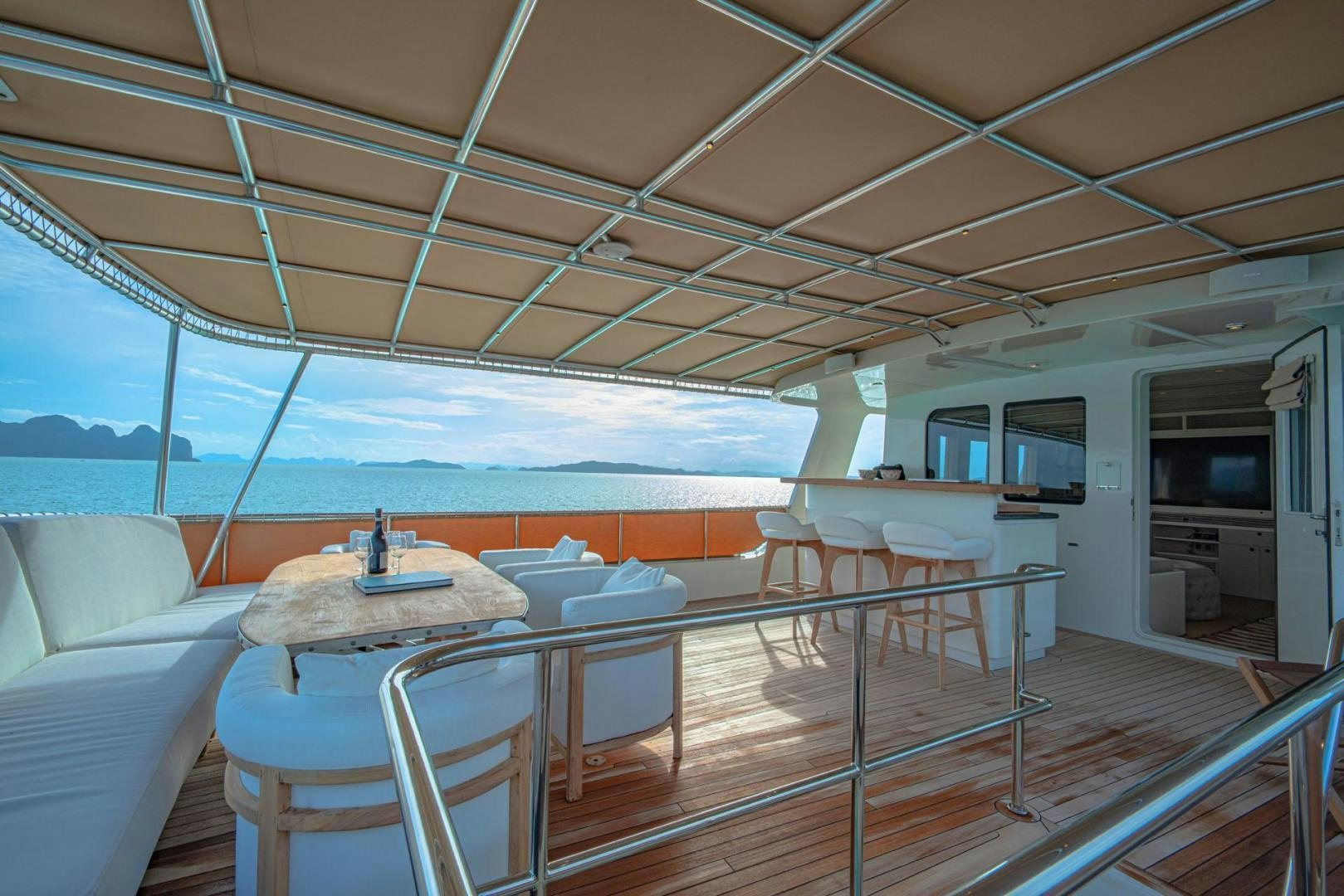 a boat on the water aboard DOUBLEYOU Yacht for Sale