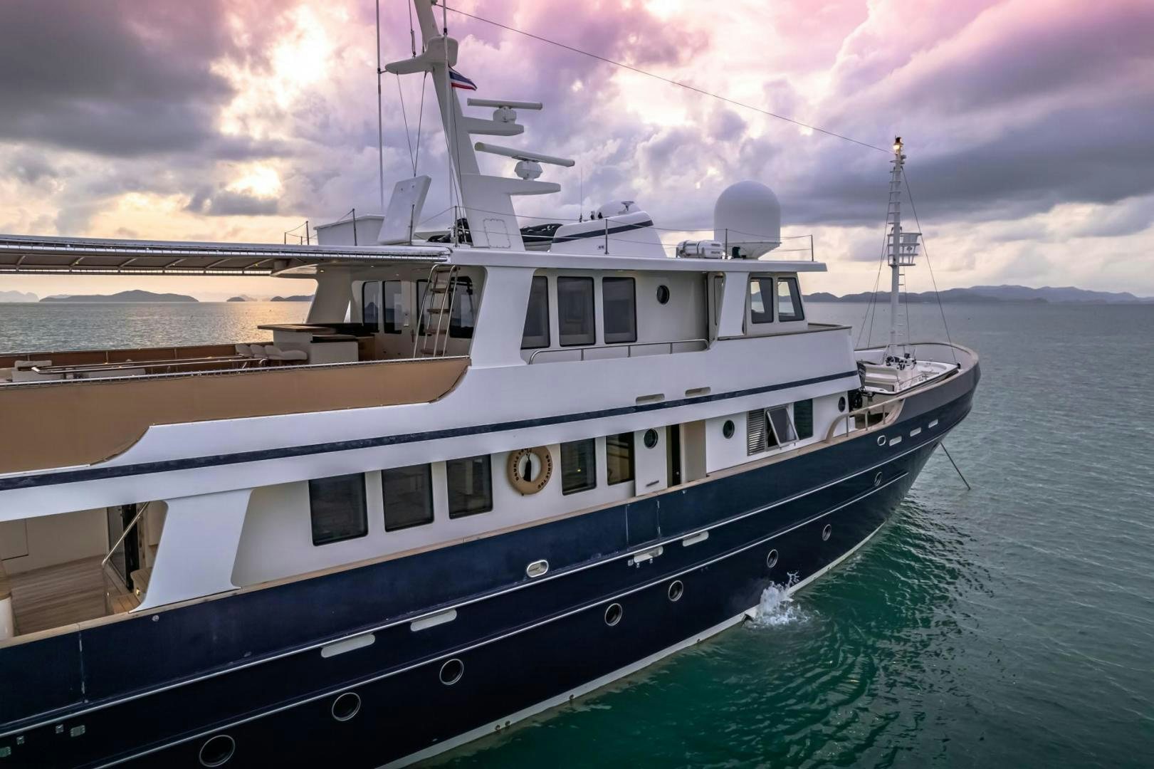 a boat in the water aboard DOUBLEYOU Yacht for Sale