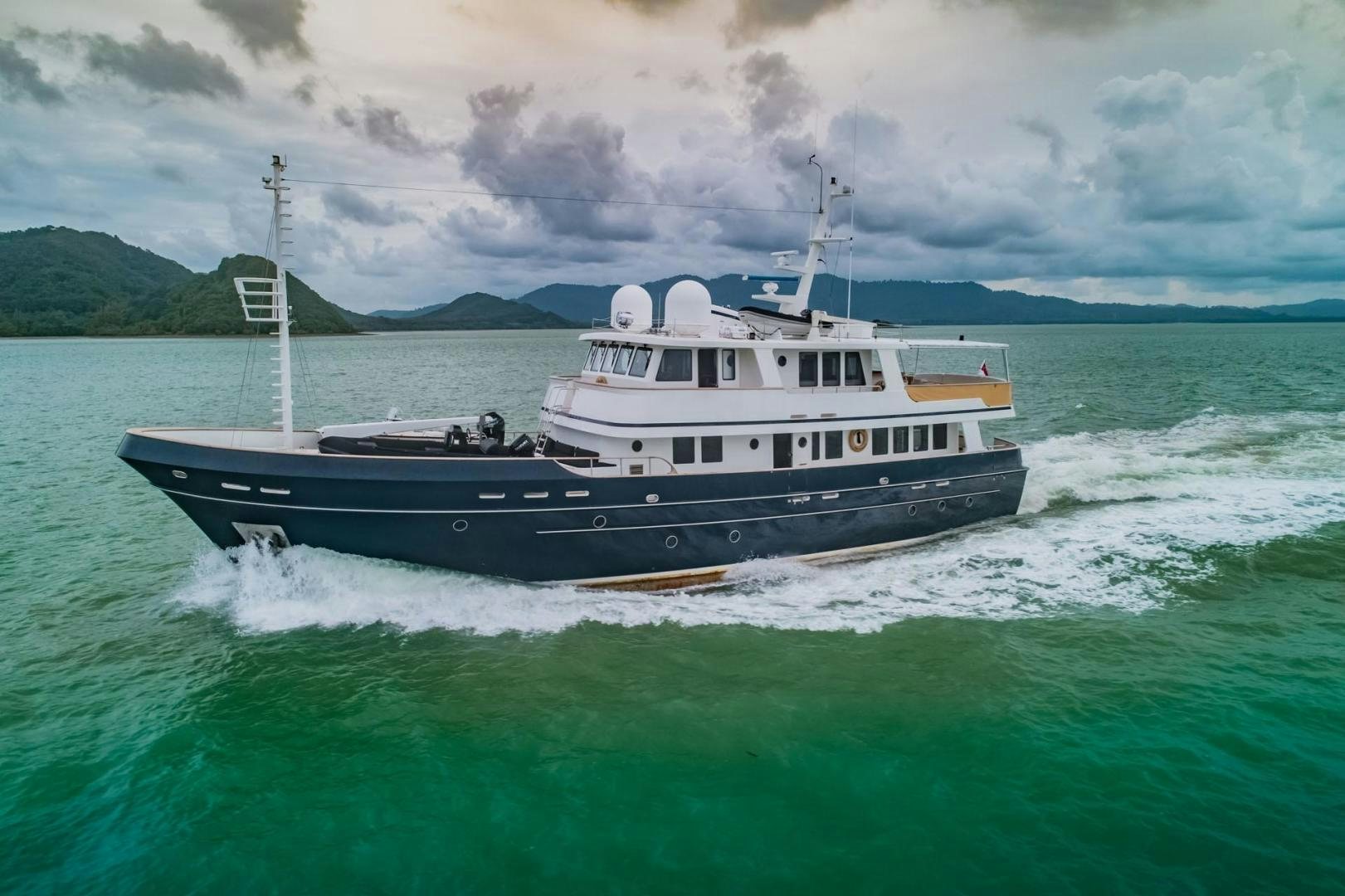 a boat on the water aboard DOUBLEYOU Yacht for Sale