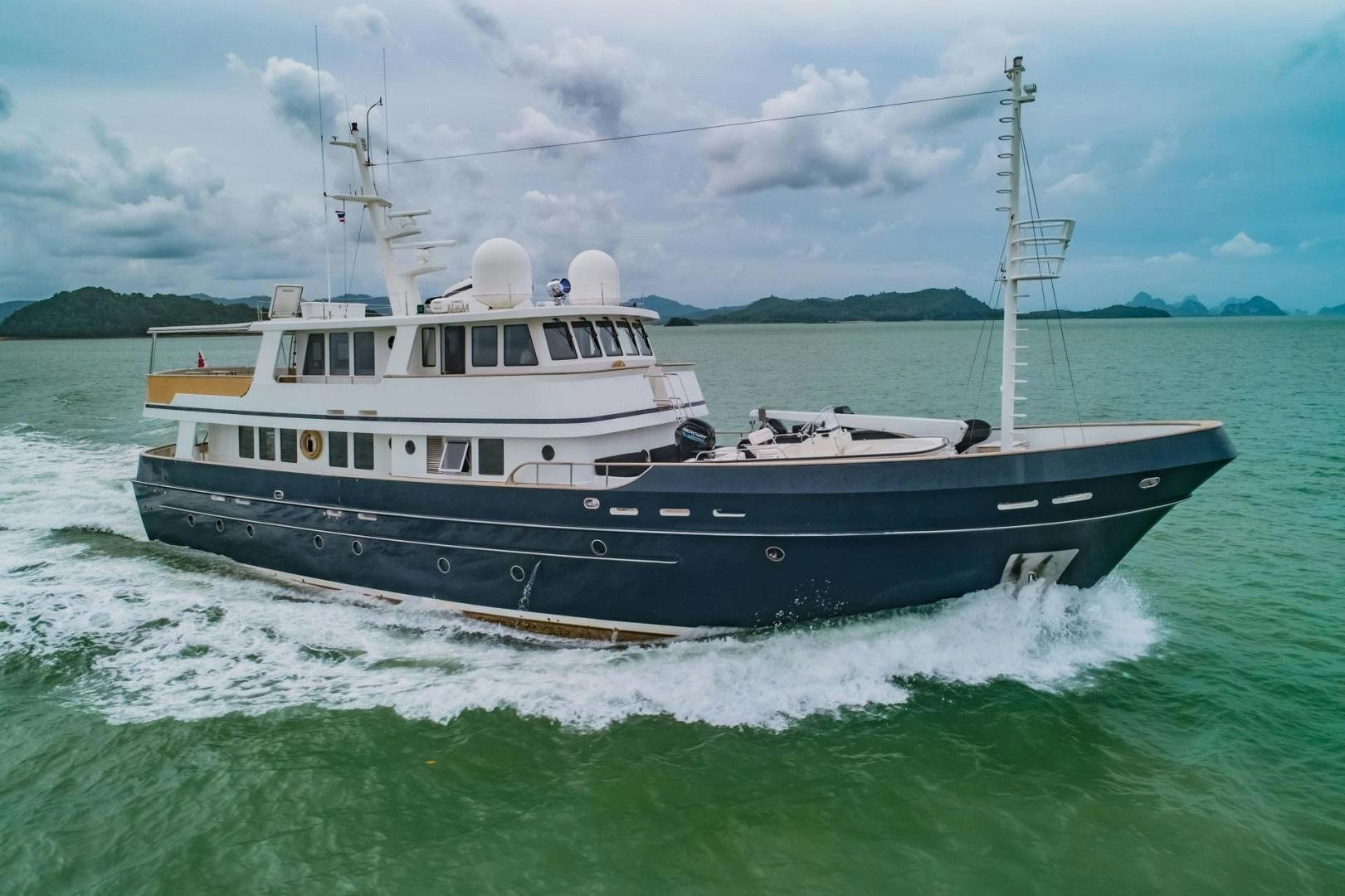 a boat on the water aboard DOUBLEYOU Yacht for Sale