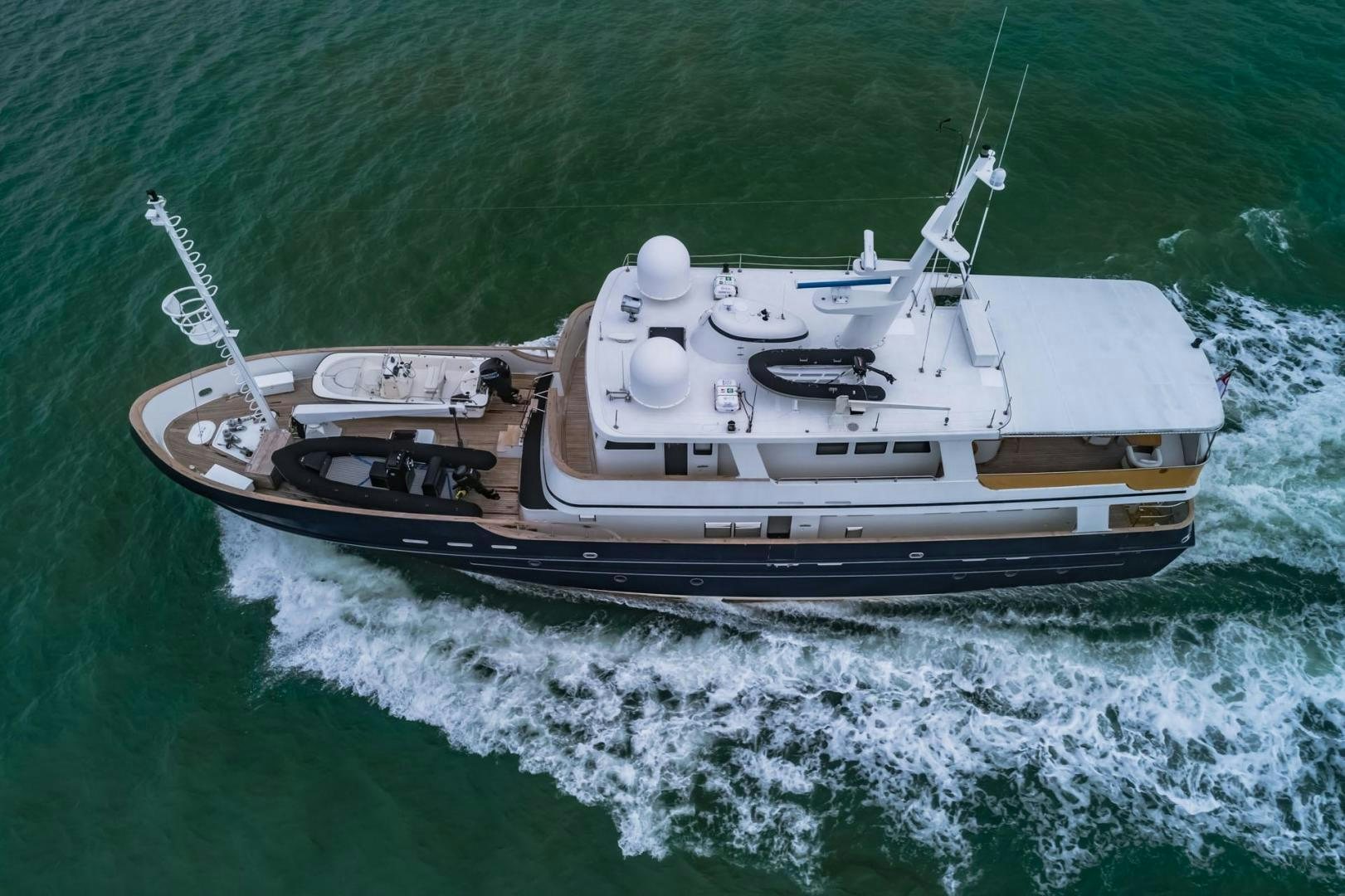 a boat in the water aboard DOUBLEYOU Yacht for Sale