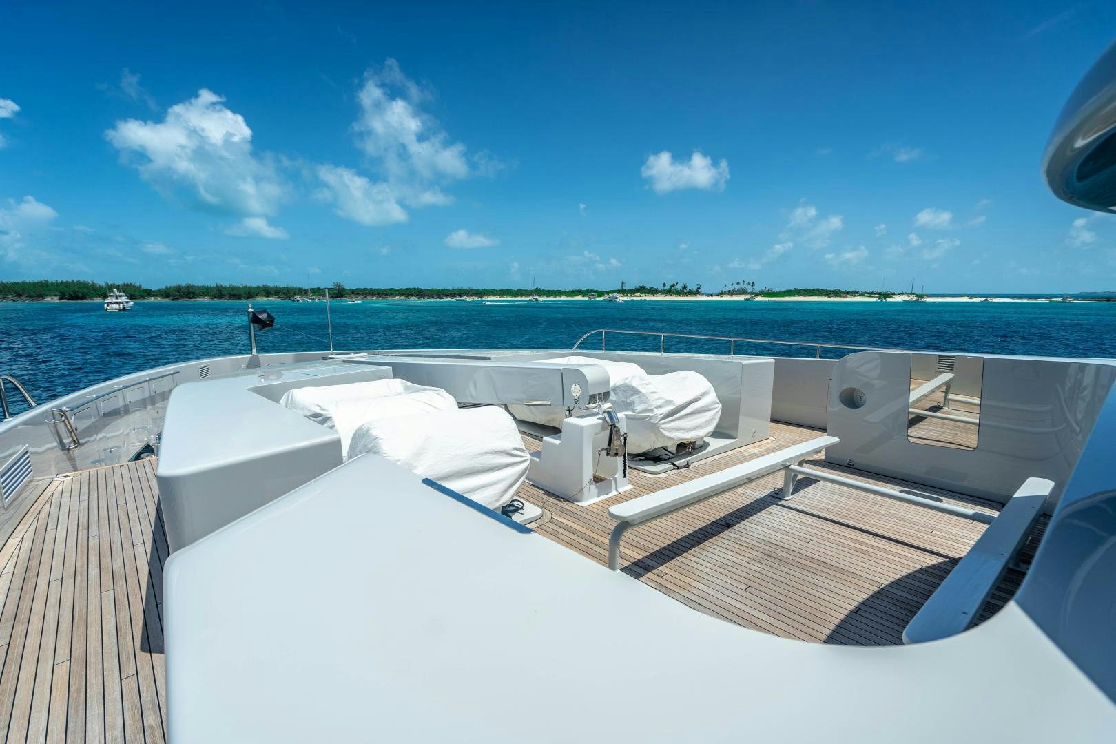 a boat on the water aboard SOUTH Yacht for Sale