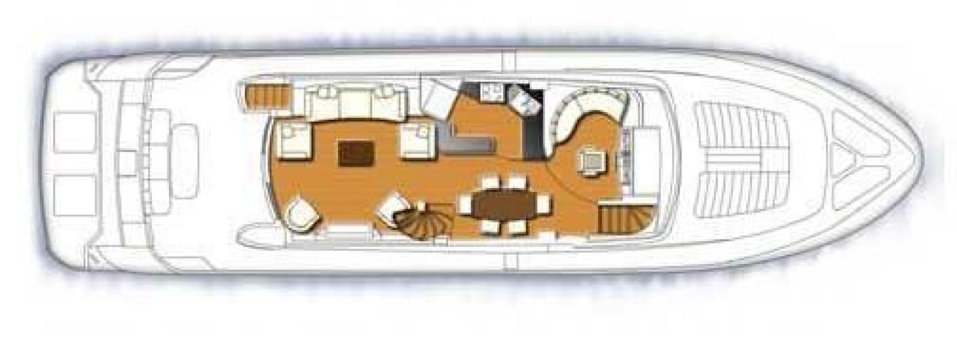 a close-up of a model of a car aboard Casablanca II Yacht for Sale