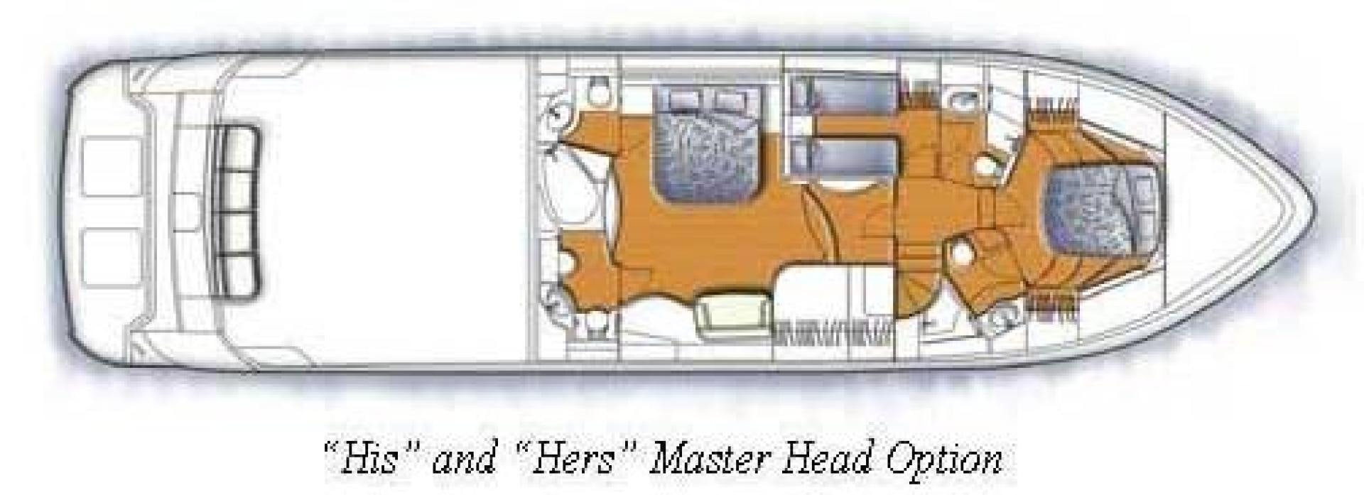 diagram aboard Casablanca II Yacht for Sale