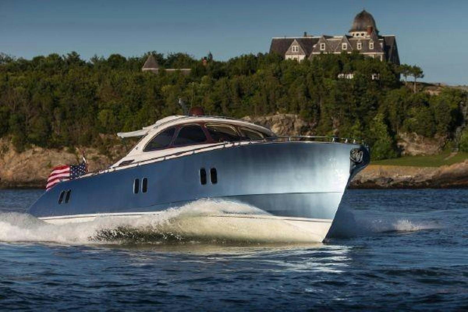 a boat on the water aboard BEYOND INFINITY Yacht for Sale