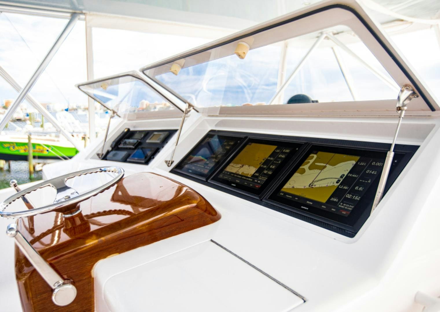 a model of a space ship aboard MISS PAULA V Yacht for Sale