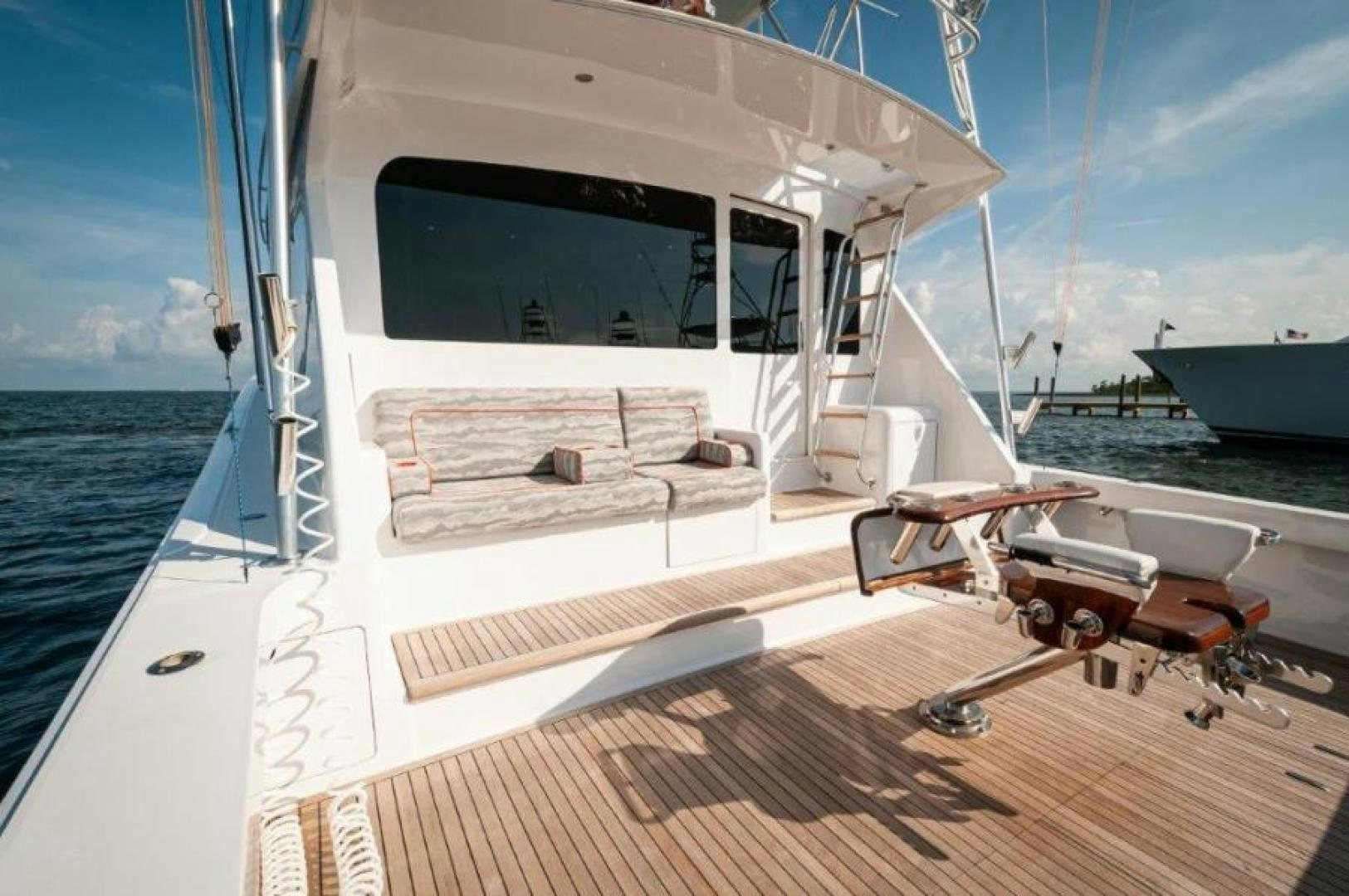 a boat on the water aboard MISS PAULA V Yacht for Sale