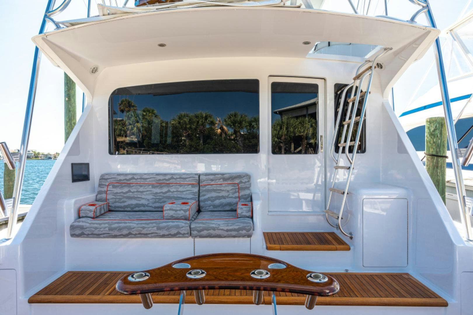 inside of a boat aboard MISS PAULA V Yacht for Sale