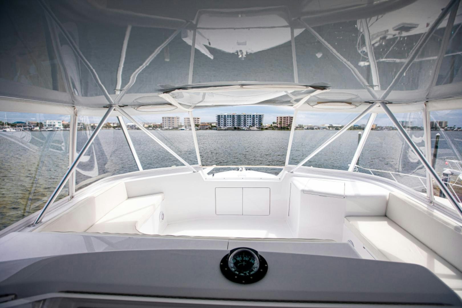 the inside of a boat aboard MISS PAULA V Yacht for Sale