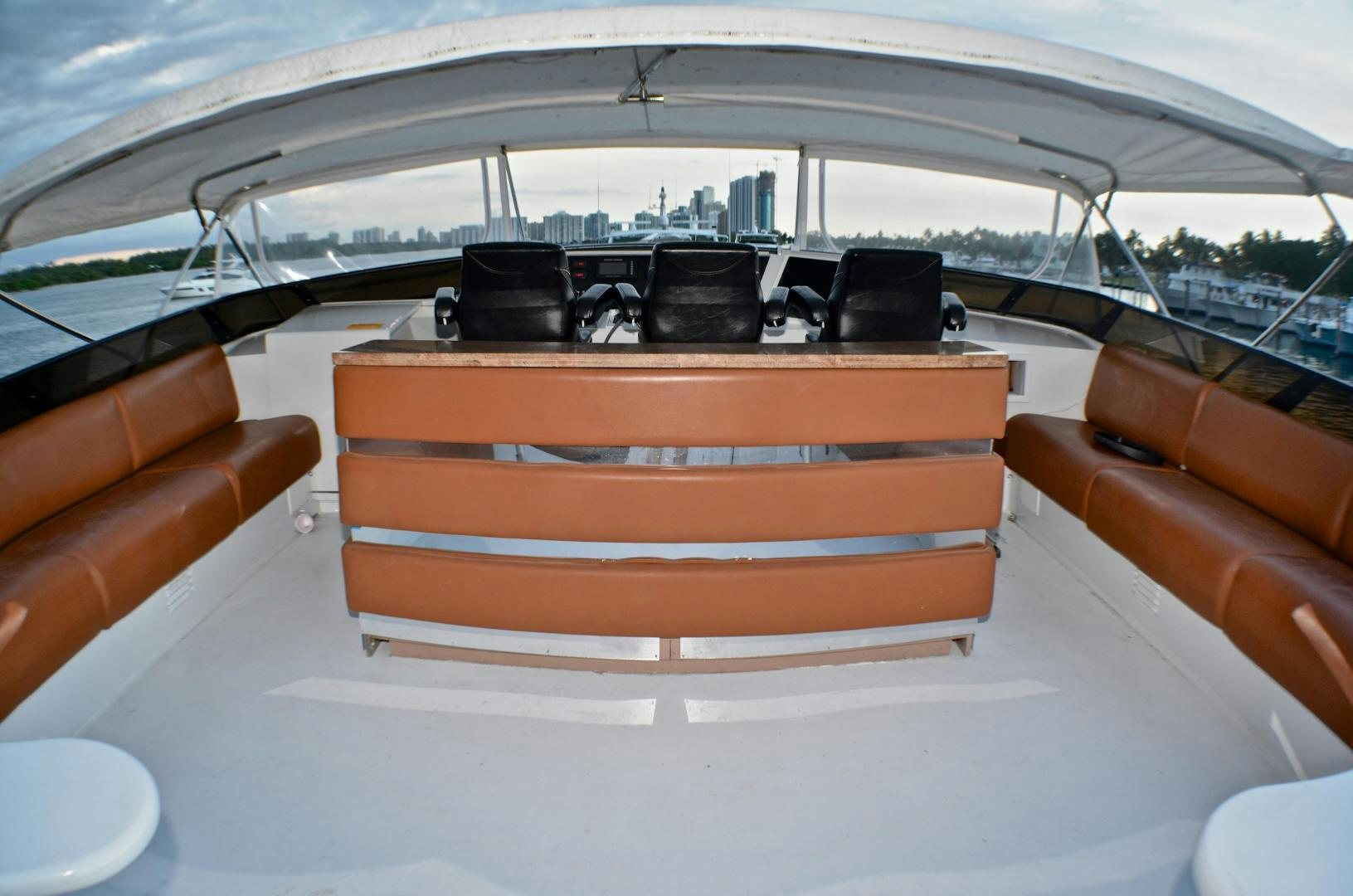the back of a boat aboard AUDACITY Yacht for Sale