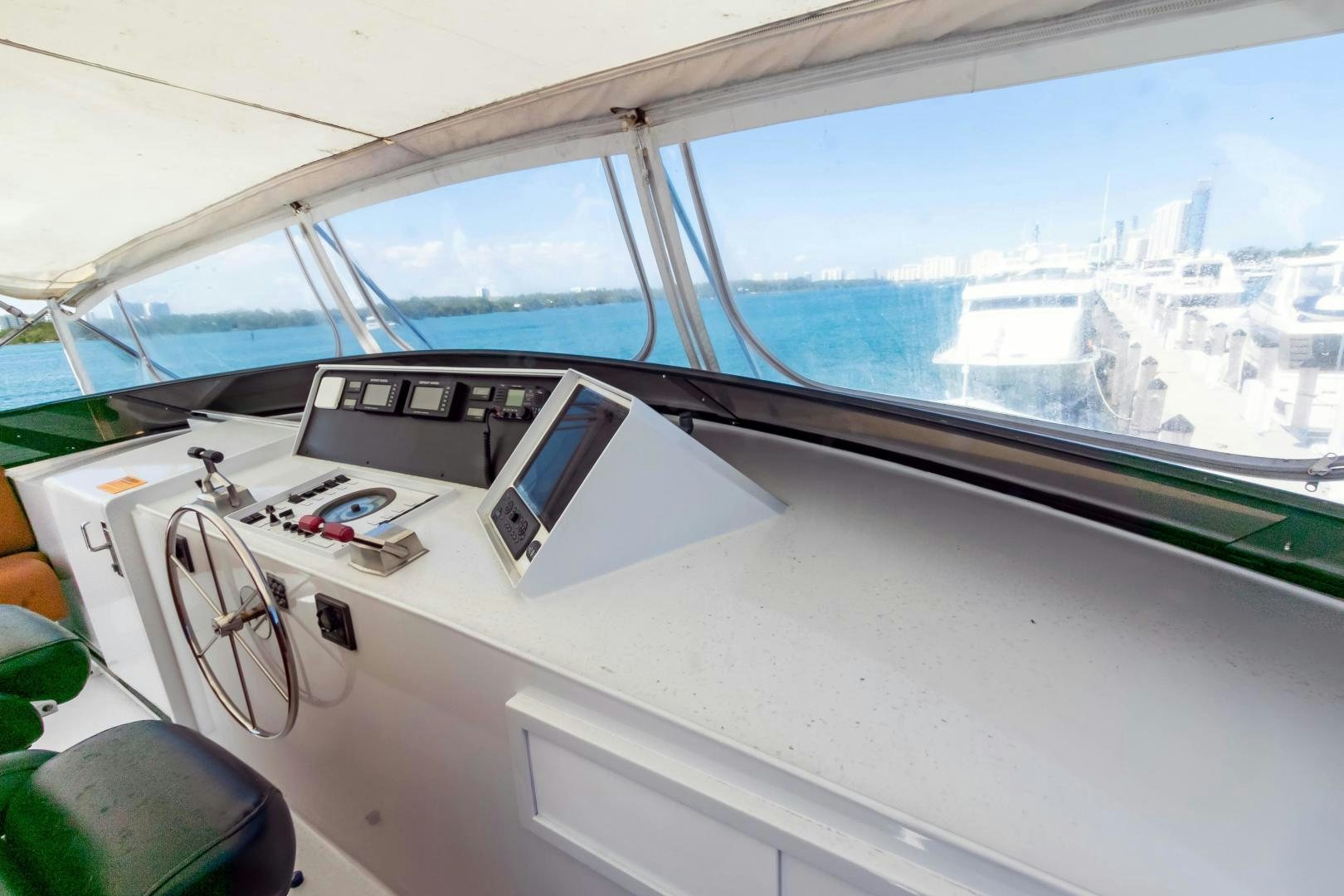 the inside of a plane aboard AUDACITY Yacht for Sale