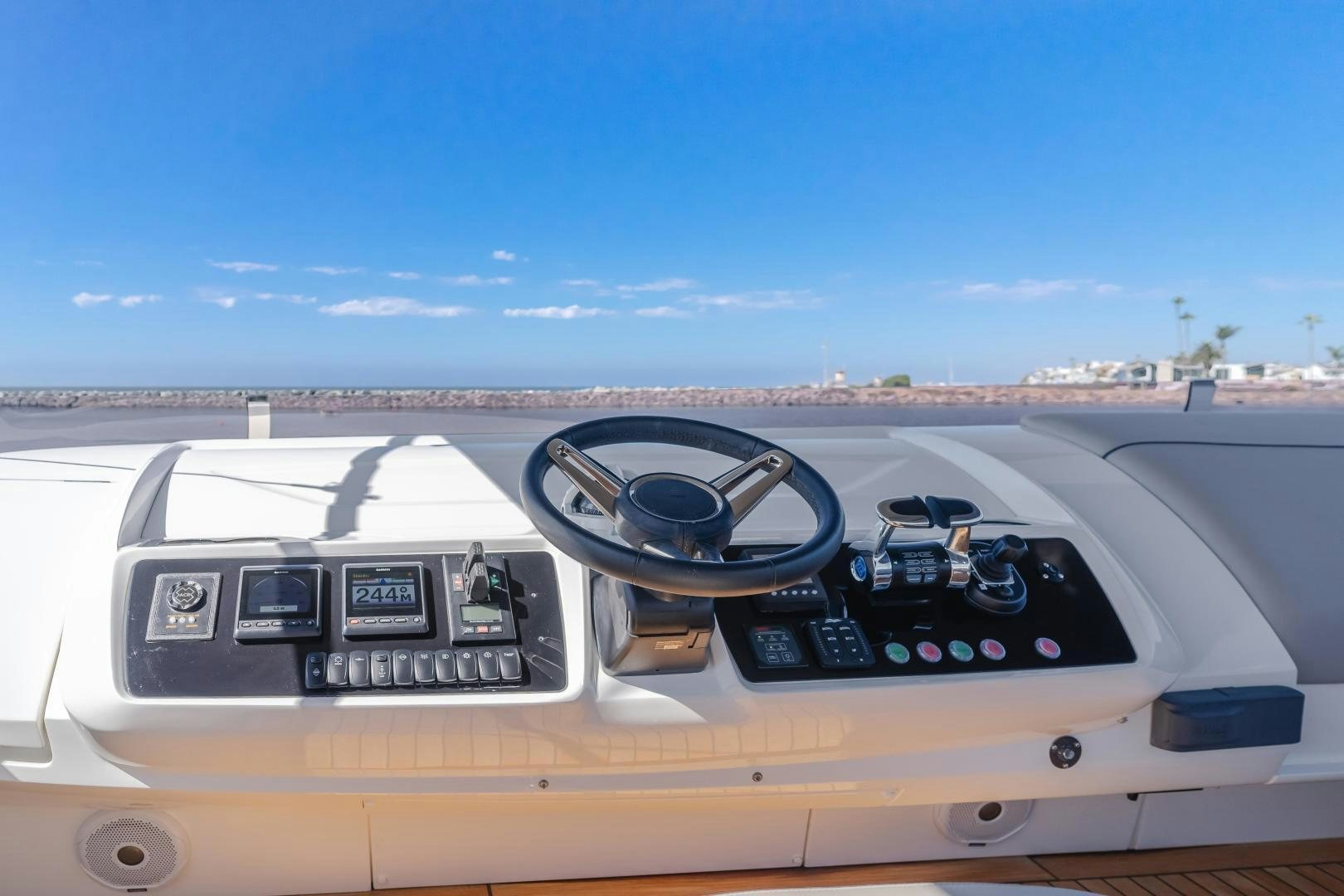 the cockpit of a plane aboard SEXSEA Yacht for Sale
