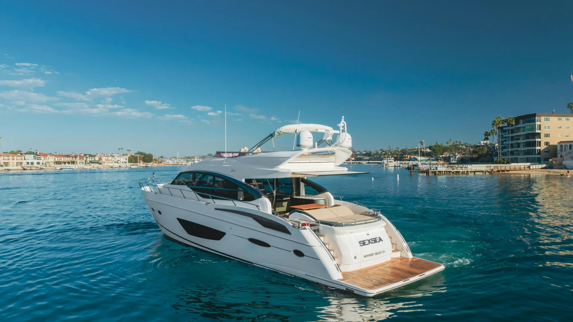 a boat in the water aboard SEXSEA Yacht for Sale