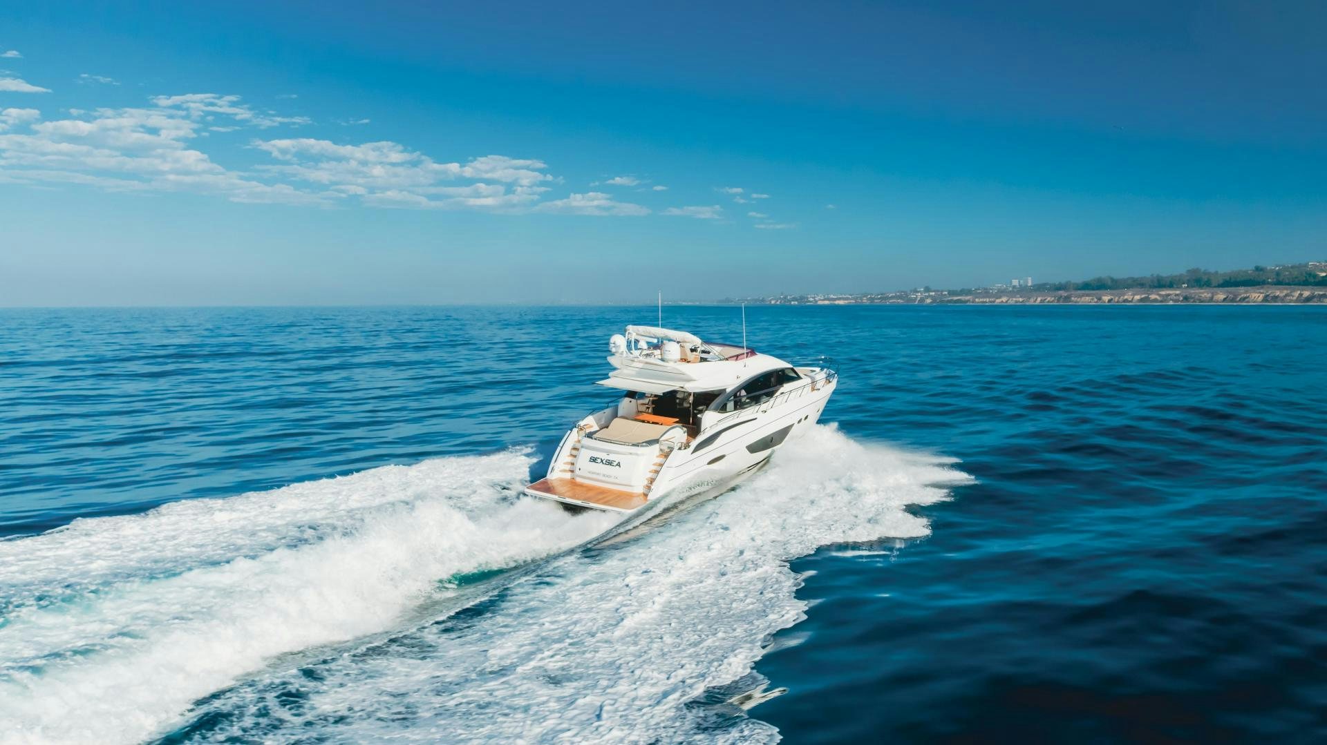 a boat on the water aboard SEXSEA Yacht for Sale