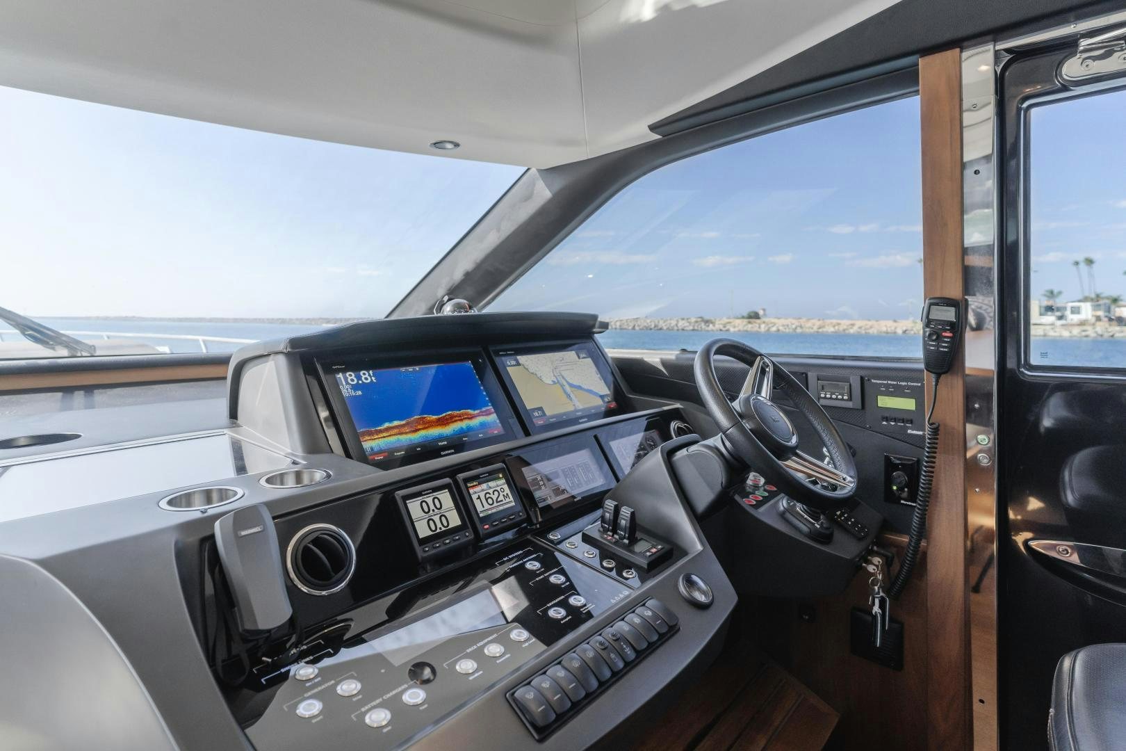 inside of a car aboard SEXSEA Yacht for Sale