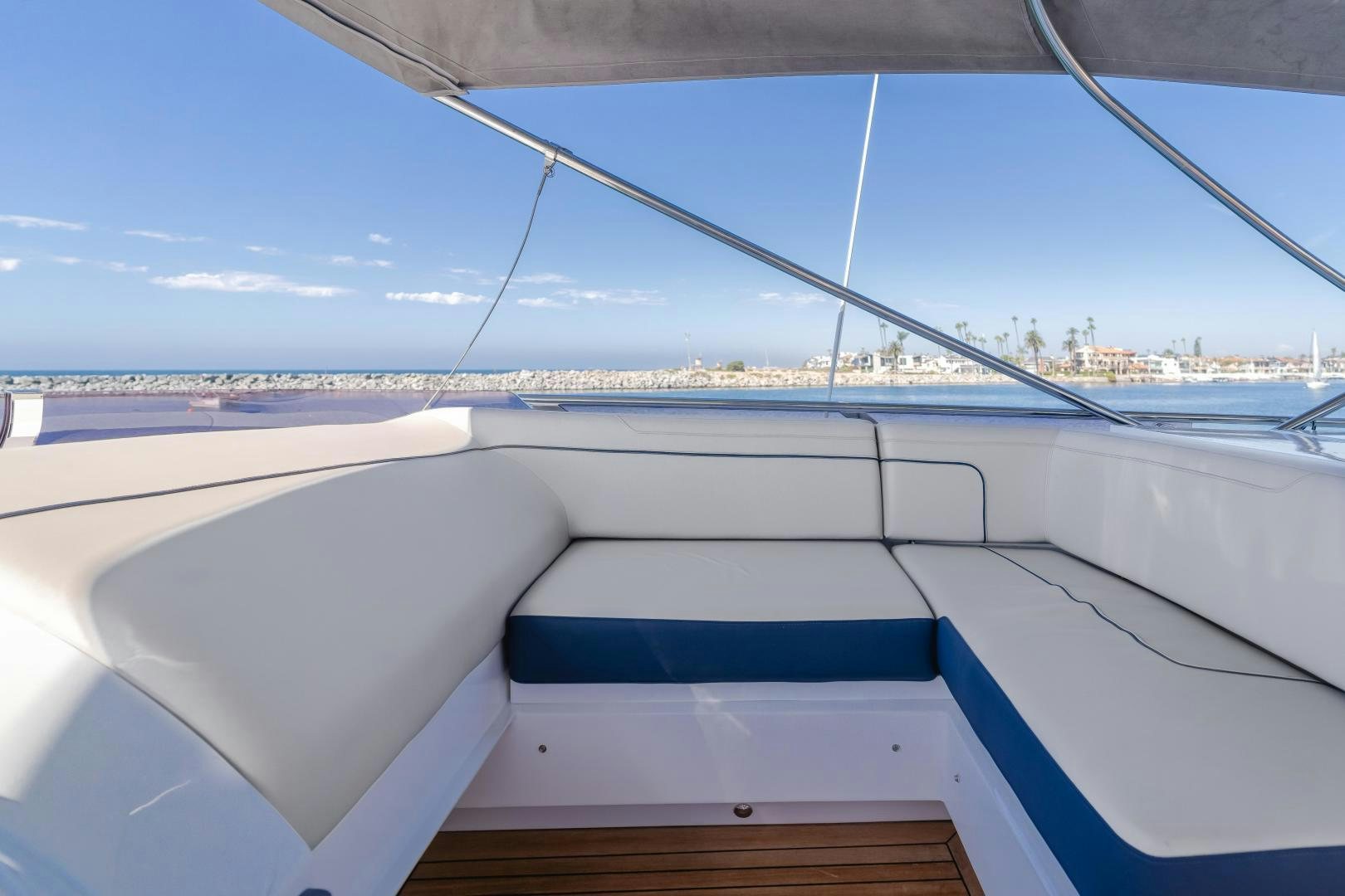 a view of a body of water from a boat aboard SEXSEA Yacht for Sale