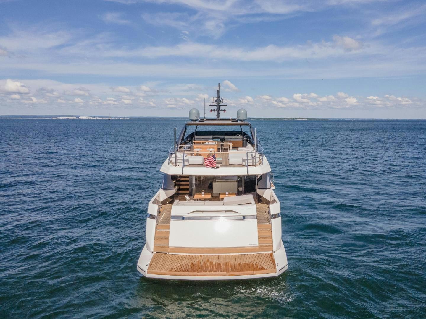 a boat in the water aboard OUR ALEPH Yacht for Sale