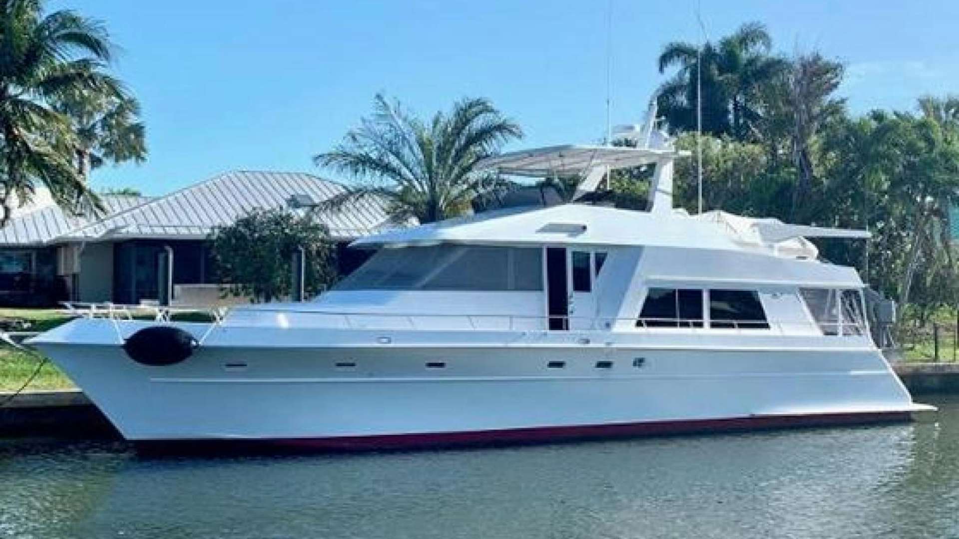 a boat on the water aboard Sea Kist  Yacht for Sale