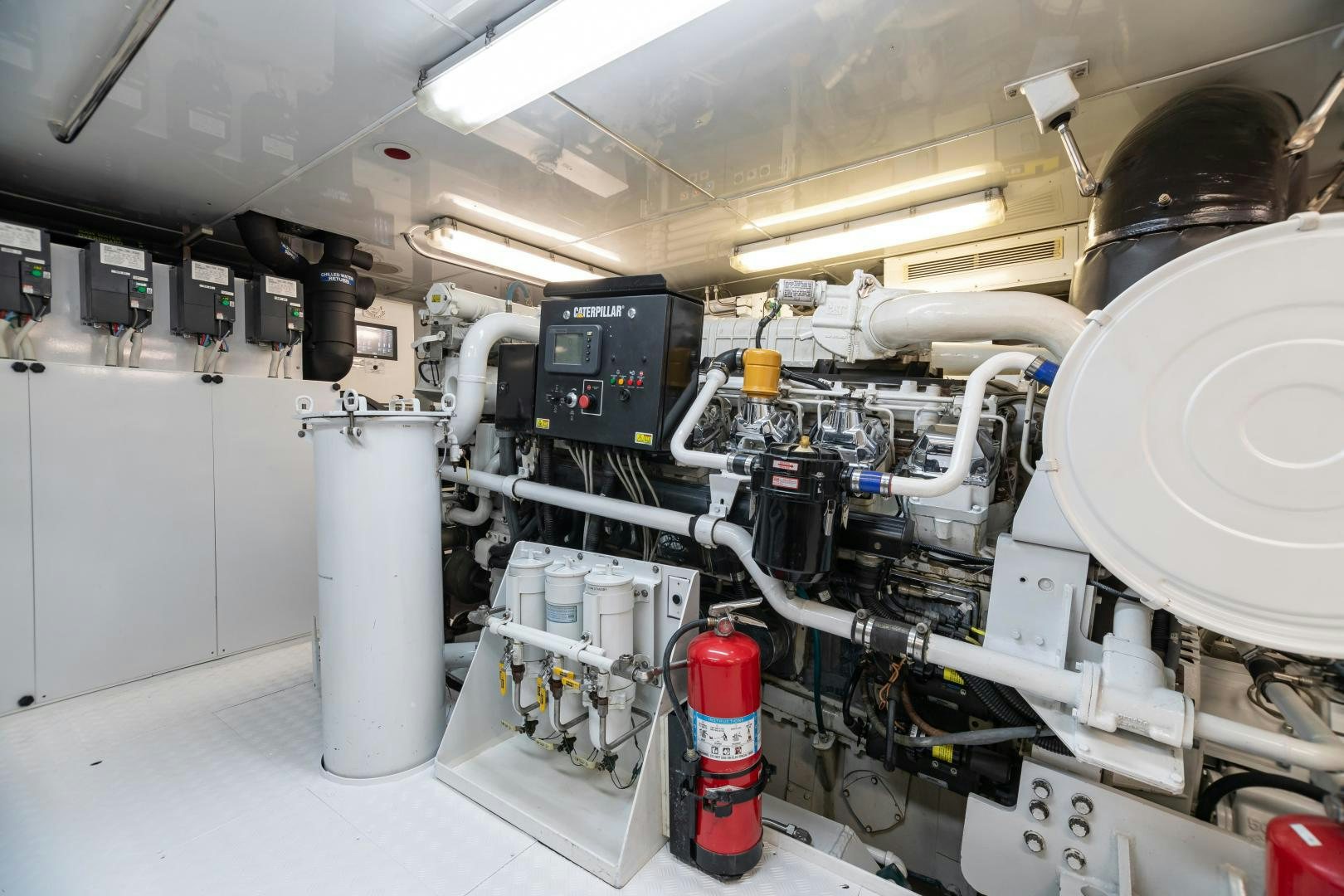 a close-up of a machine aboard IMPROMPTU Yacht for Sale