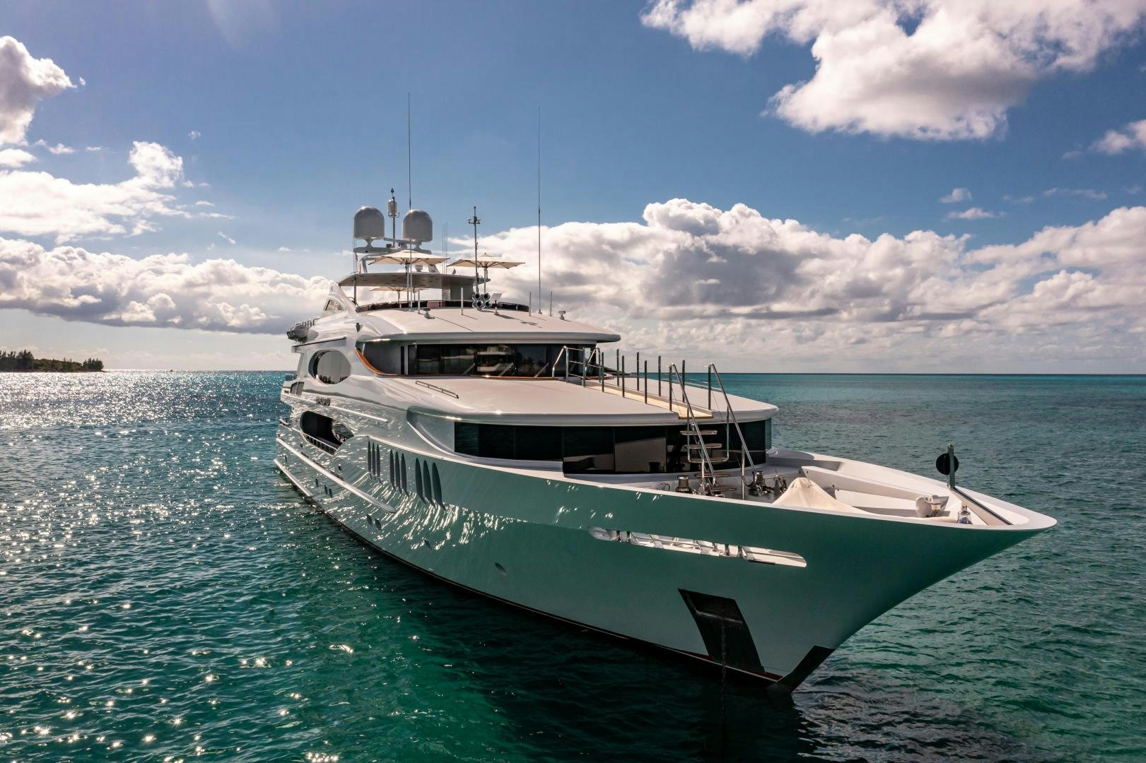 a boat in the water aboard IMPROMPTU Yacht for Sale