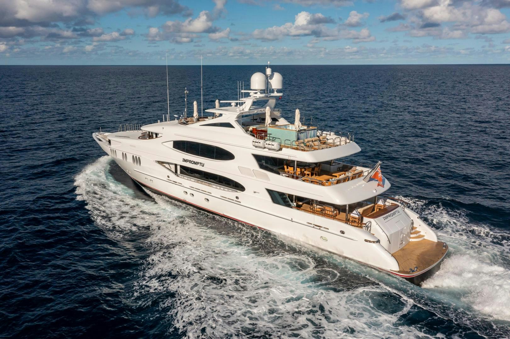 a ship on the water aboard IMPROMPTU Yacht for Sale