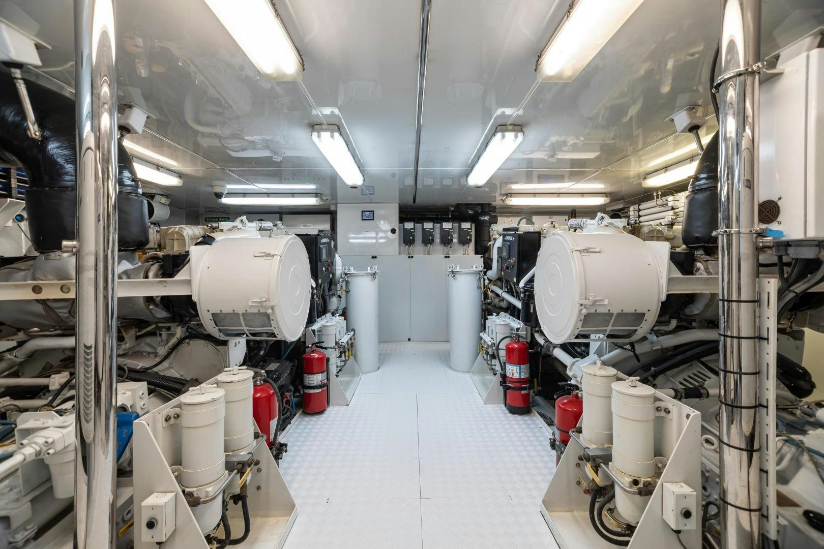 a room with machinery aboard IMPROMPTU Yacht for Sale