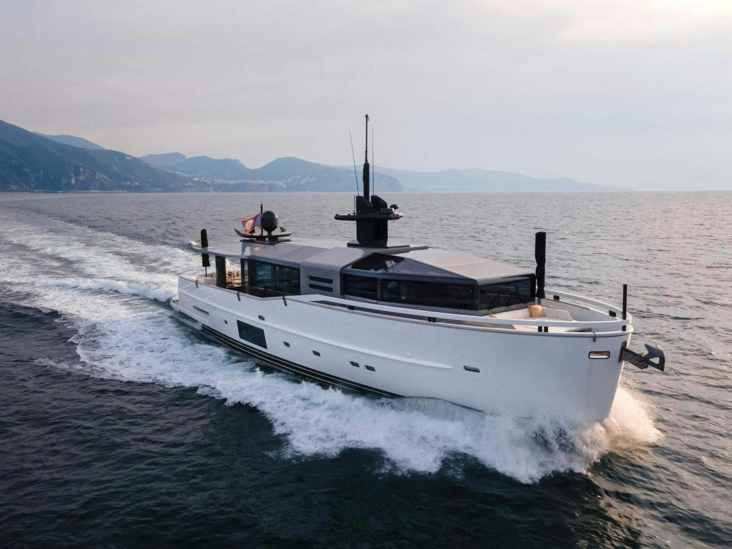 a boat on the water aboard MOTEK Yacht for Sale