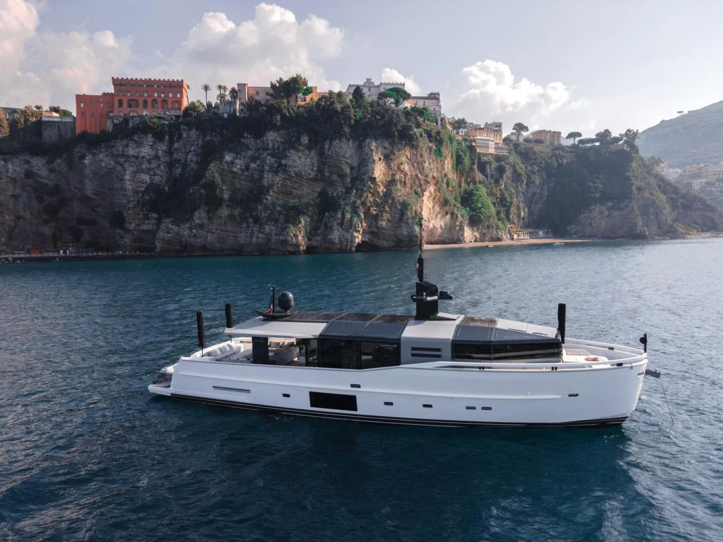 a boat on the water aboard MOTEK Yacht for Sale