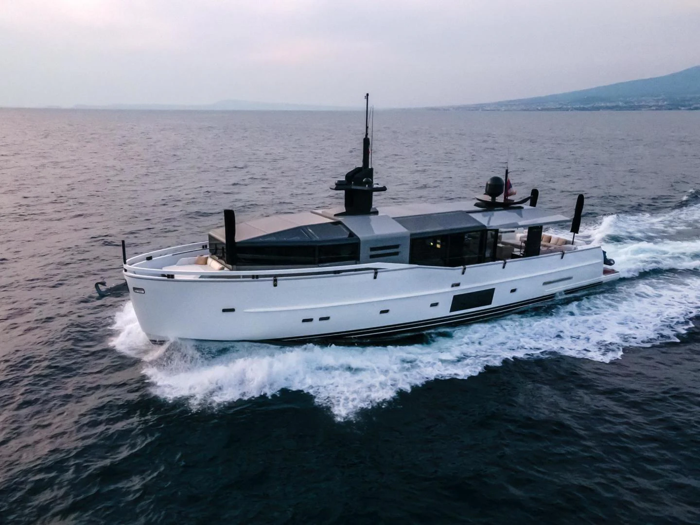 a boat on the water aboard MOTEK Yacht for Sale