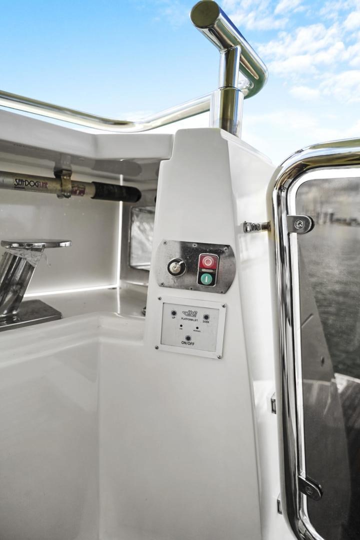 a close-up of a machine aboard EL PATRON Yacht for Sale