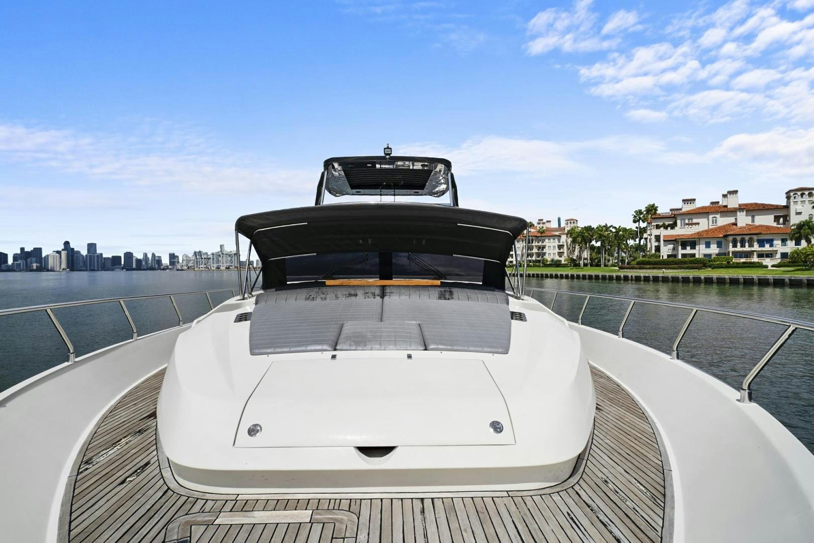 a car driving on a road aboard EL PATRON Yacht for Sale