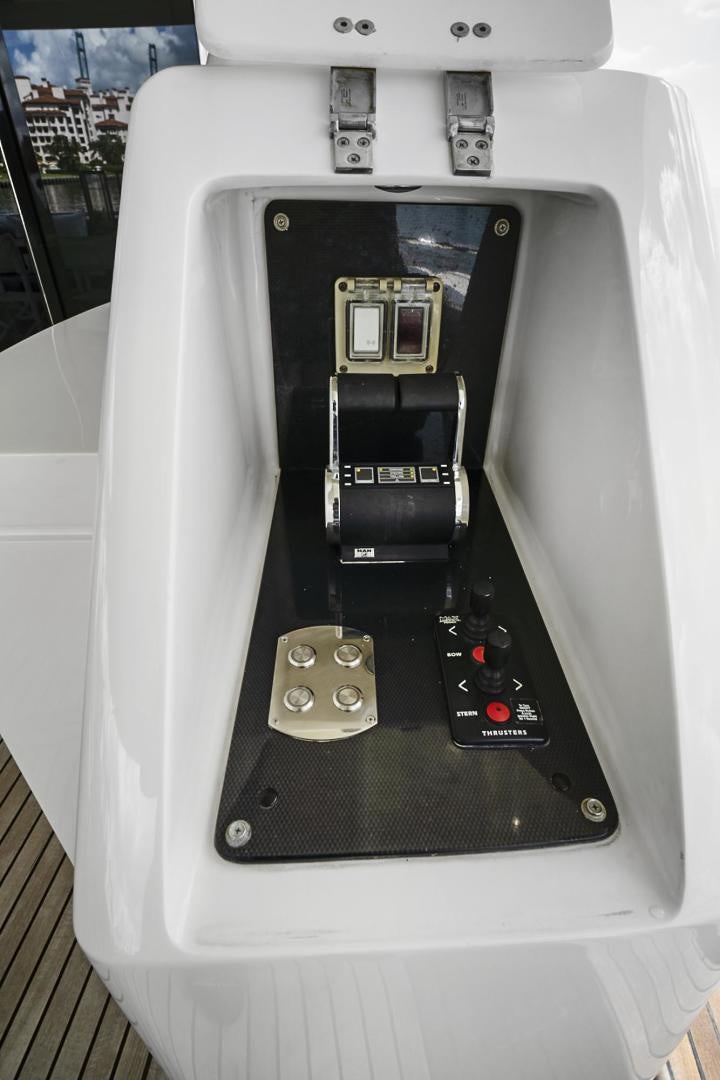 a black and silver phone aboard EL PATRON Yacht for Sale