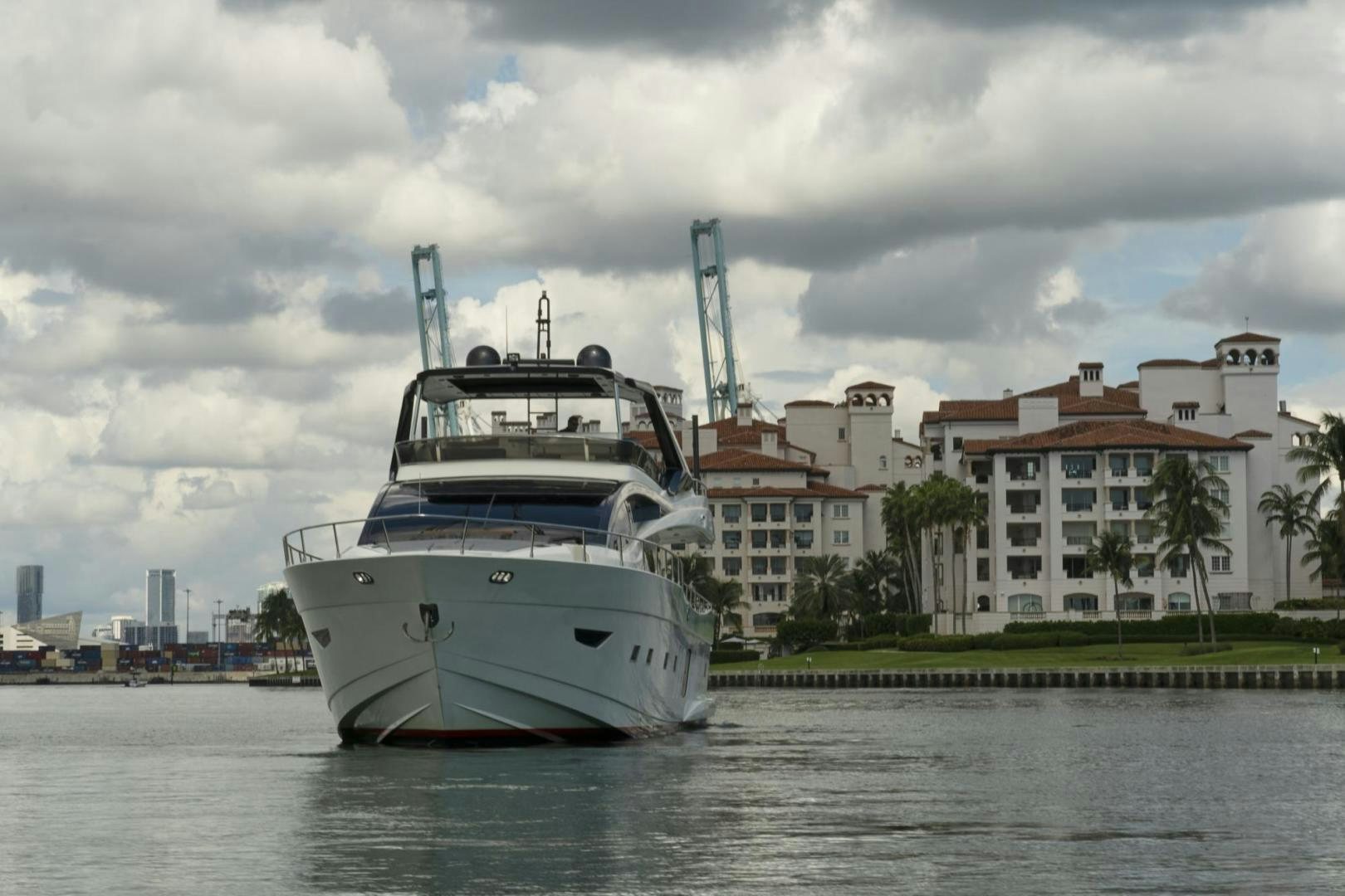 a boat in the water aboard EL PATRON Yacht for Sale